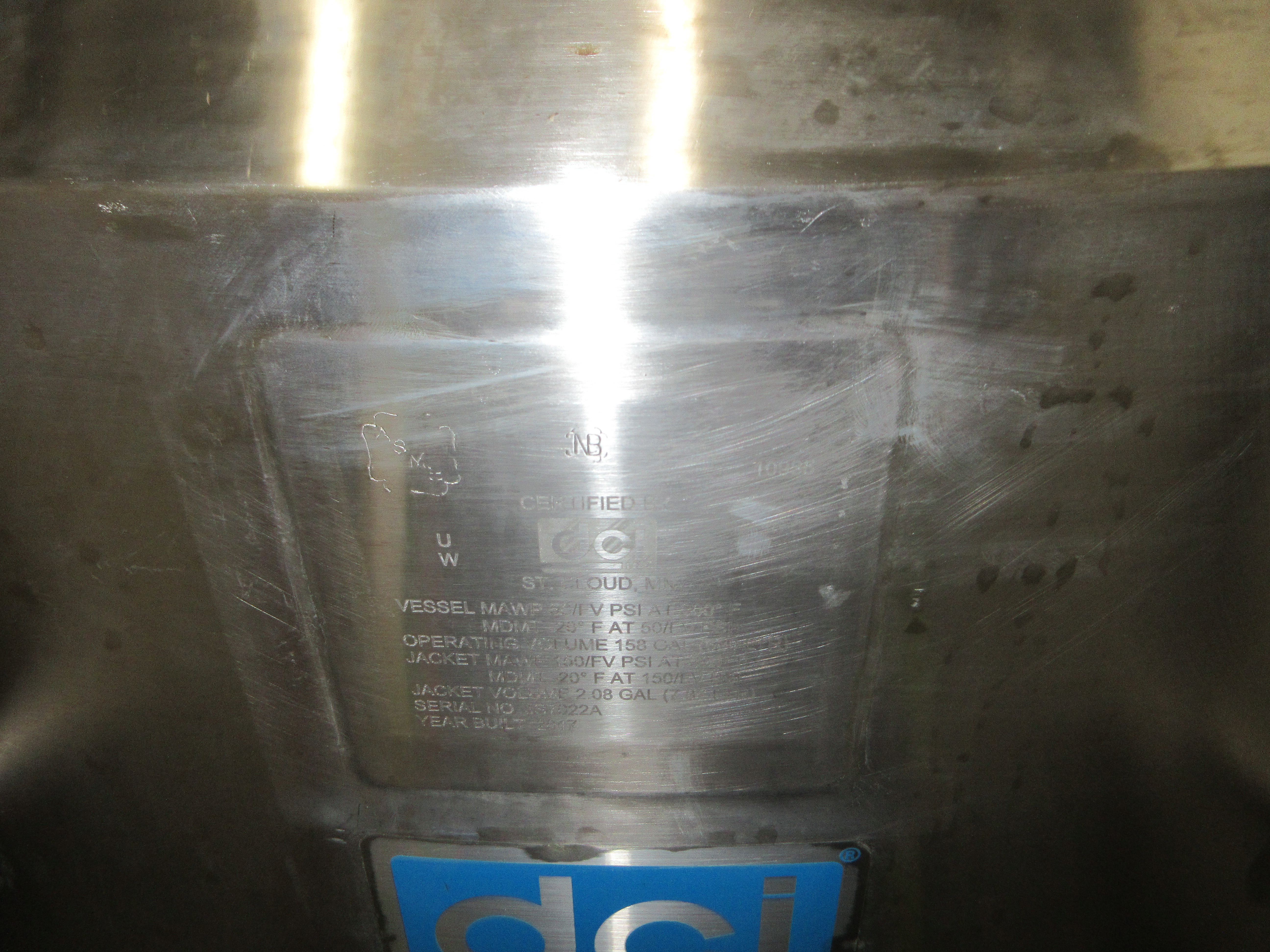 DCI, Inc. Batch-Type Agitated Reactor - IPP# 247323