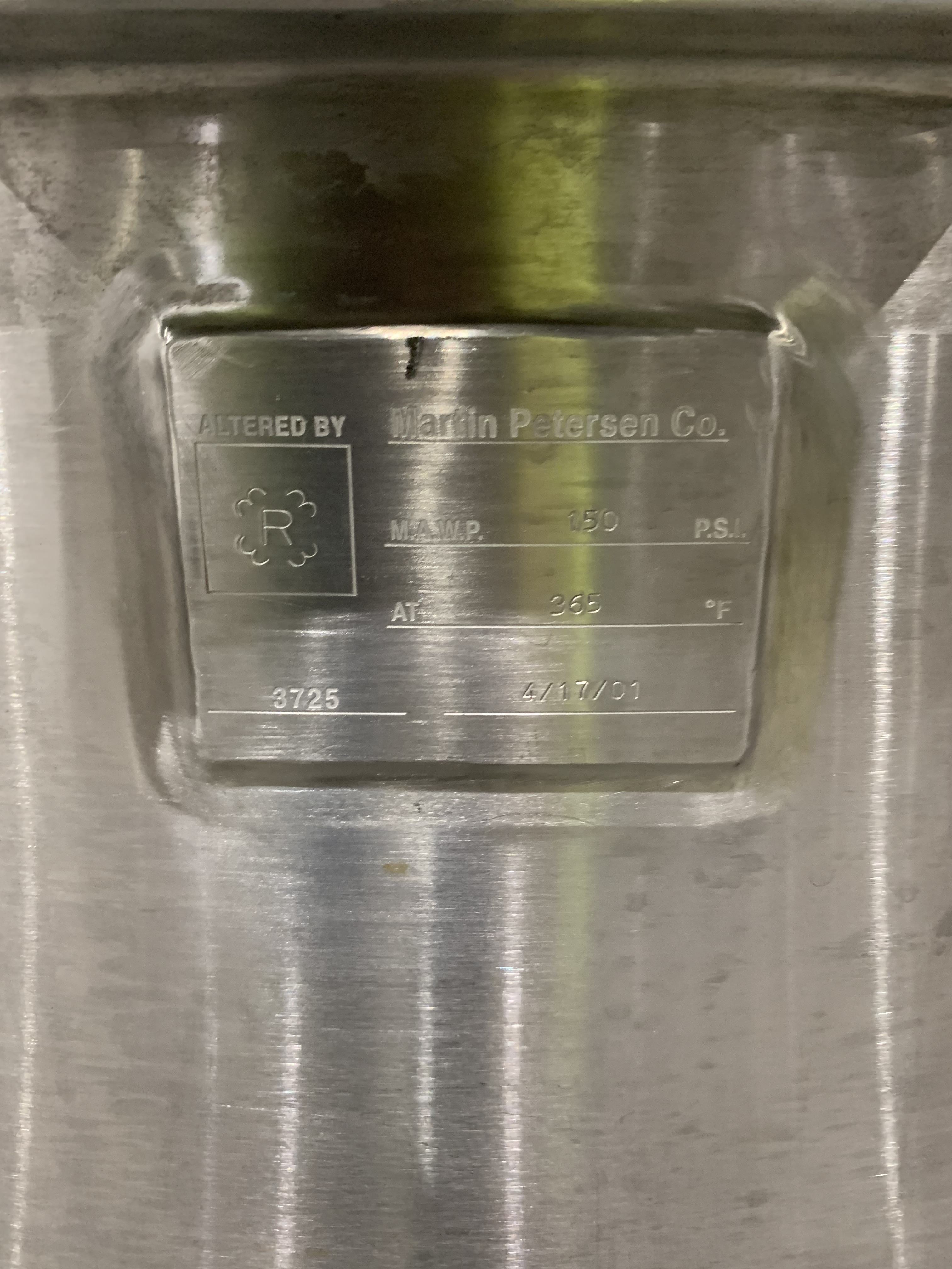 Stainless Steel 316 Northland Stainless Batch-Type Agitated Reactor - IPP# 247321