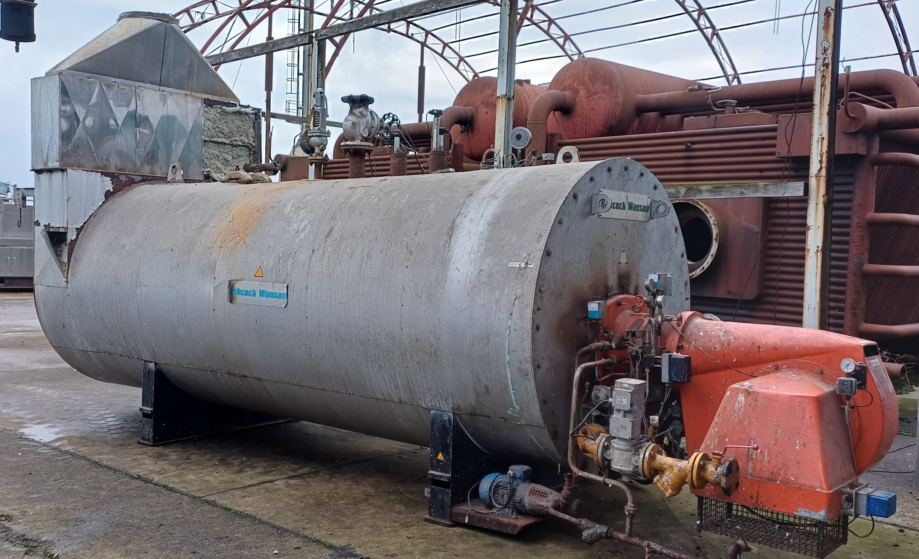 Carbon Steel  Babcock Wanson Steam Boiler - IPP# 248078