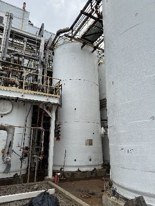 78 ft2 Fiberglass Crystallizer/Evaporator with Titanium Coil