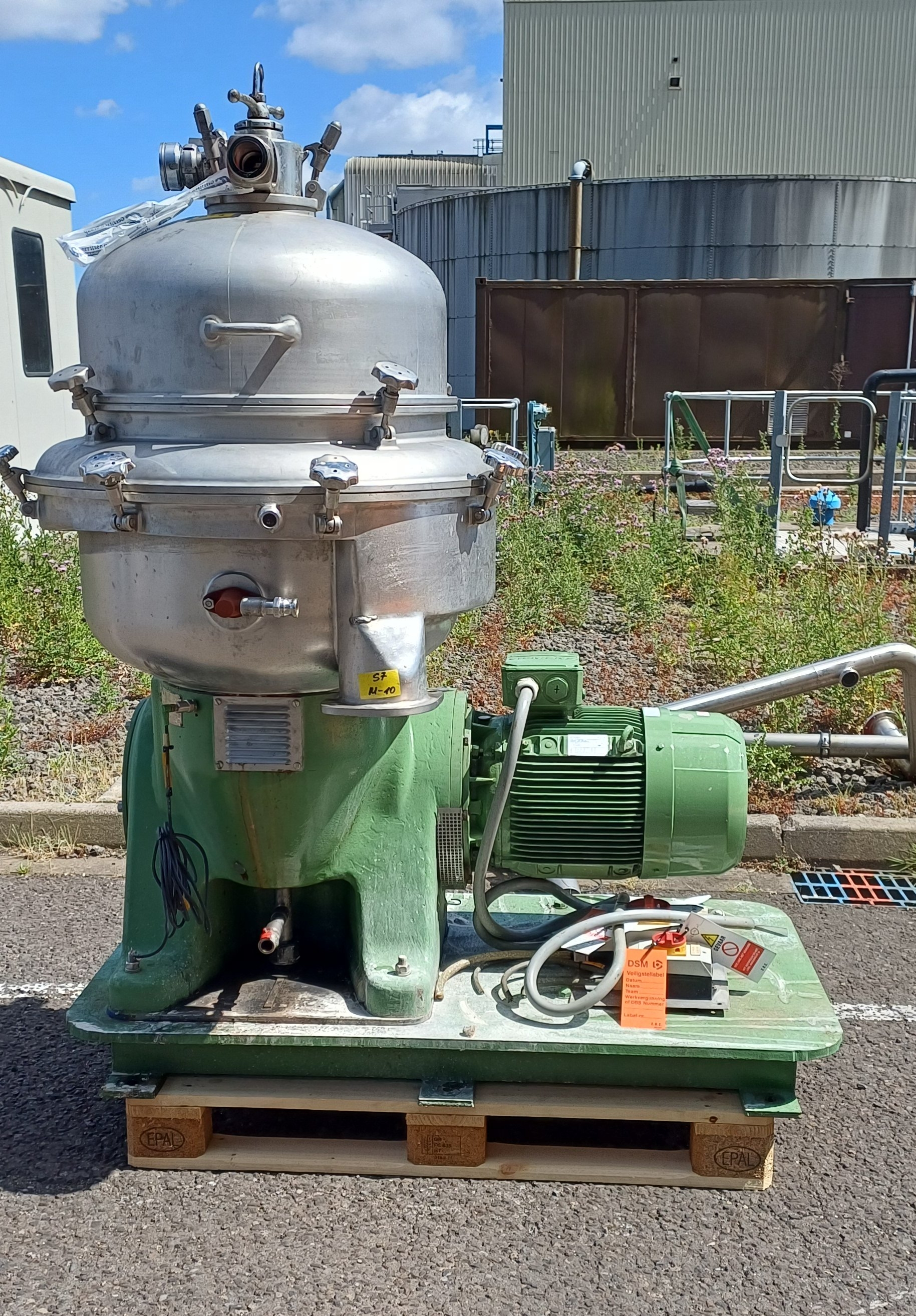 Stainless Steel 316L Alfa Laval, type HMBRPX 213 Disc Bowl Centrifuge- - IPP# 248273