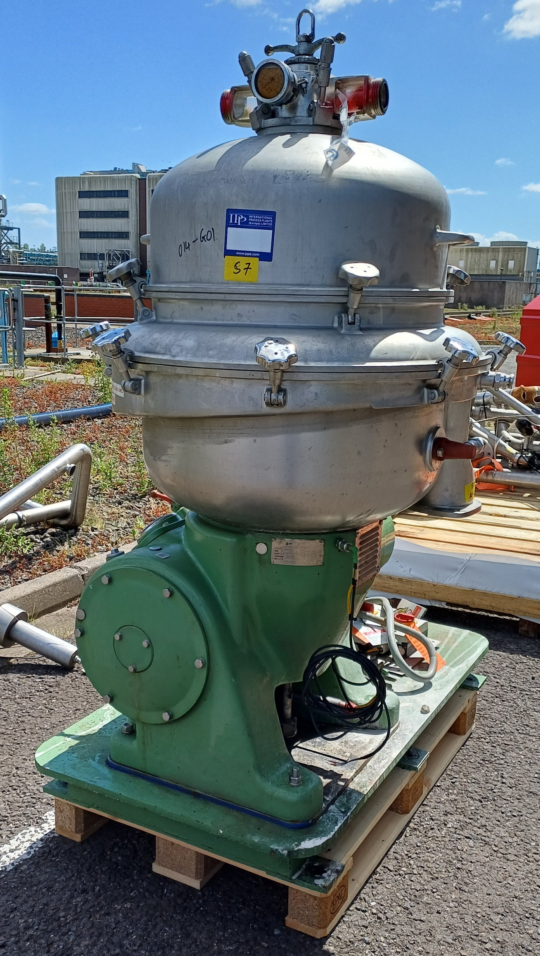 Stainless Steel 316L Alfa Laval, type HMBRPX 213 Disc Bowl Centrifuge- - IPP# 248273