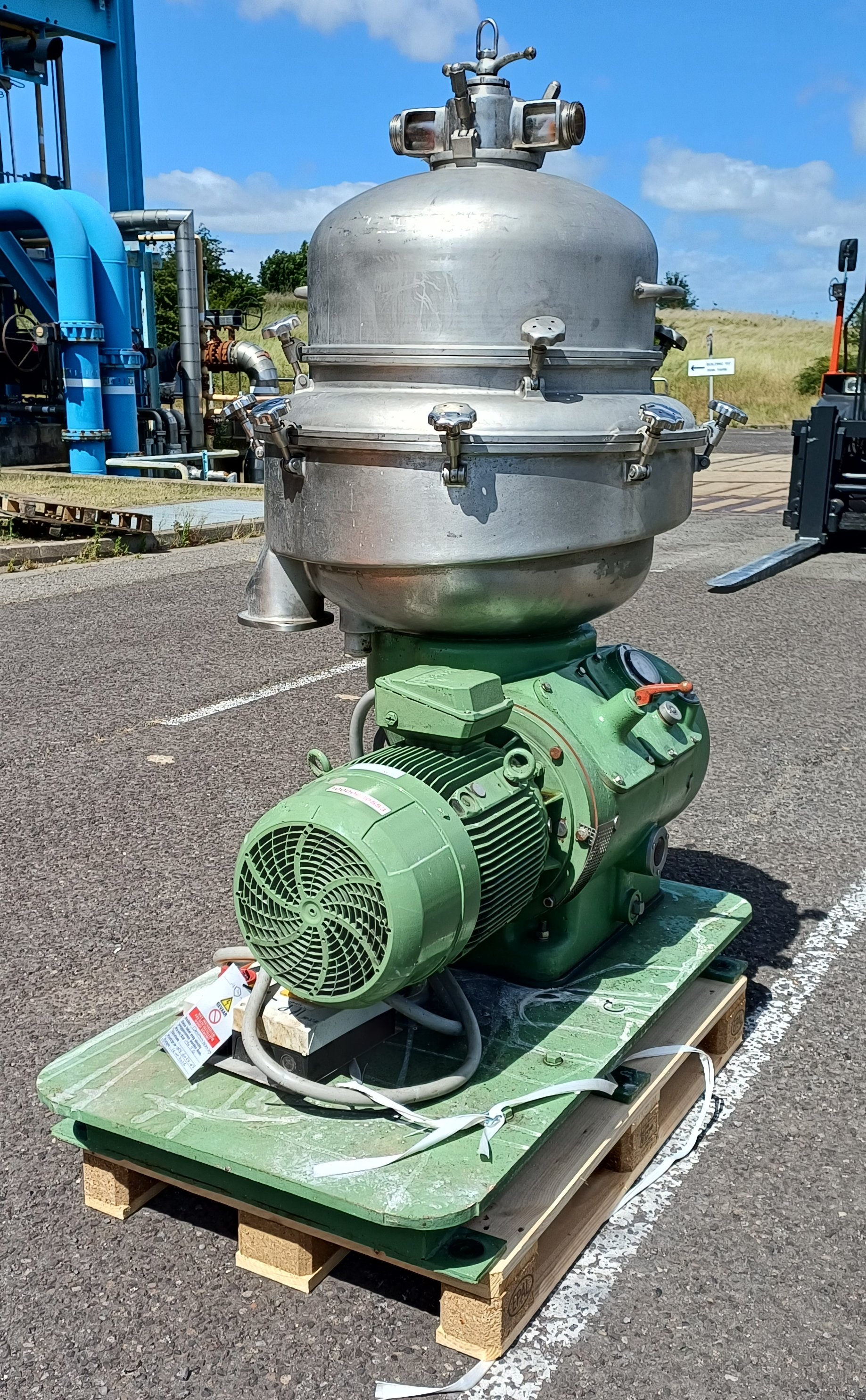 Stainless Steel 316L Alfa Laval, type HMBRPX 213 Disc Bowl Centrifuge- - IPP# 248273