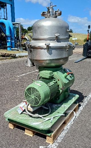 Stainless Steel 316L Alfa Laval, type HMBRPX 213 Disc Bowl Centrifuge-