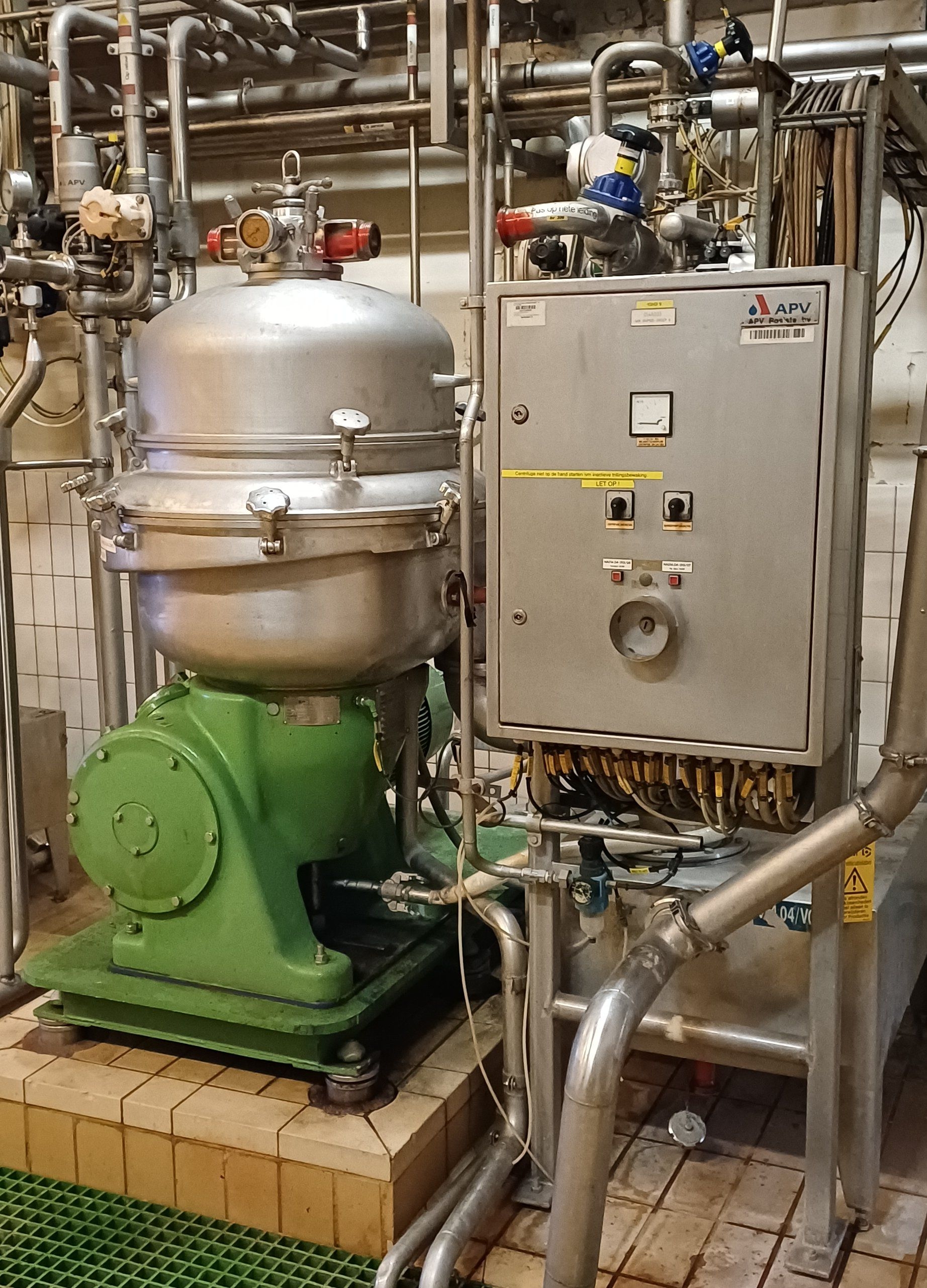 Stainless Steel 316L Alfa Laval, type HMBRPX 213 Disc Bowl Centrifuge- - IPP# 248273