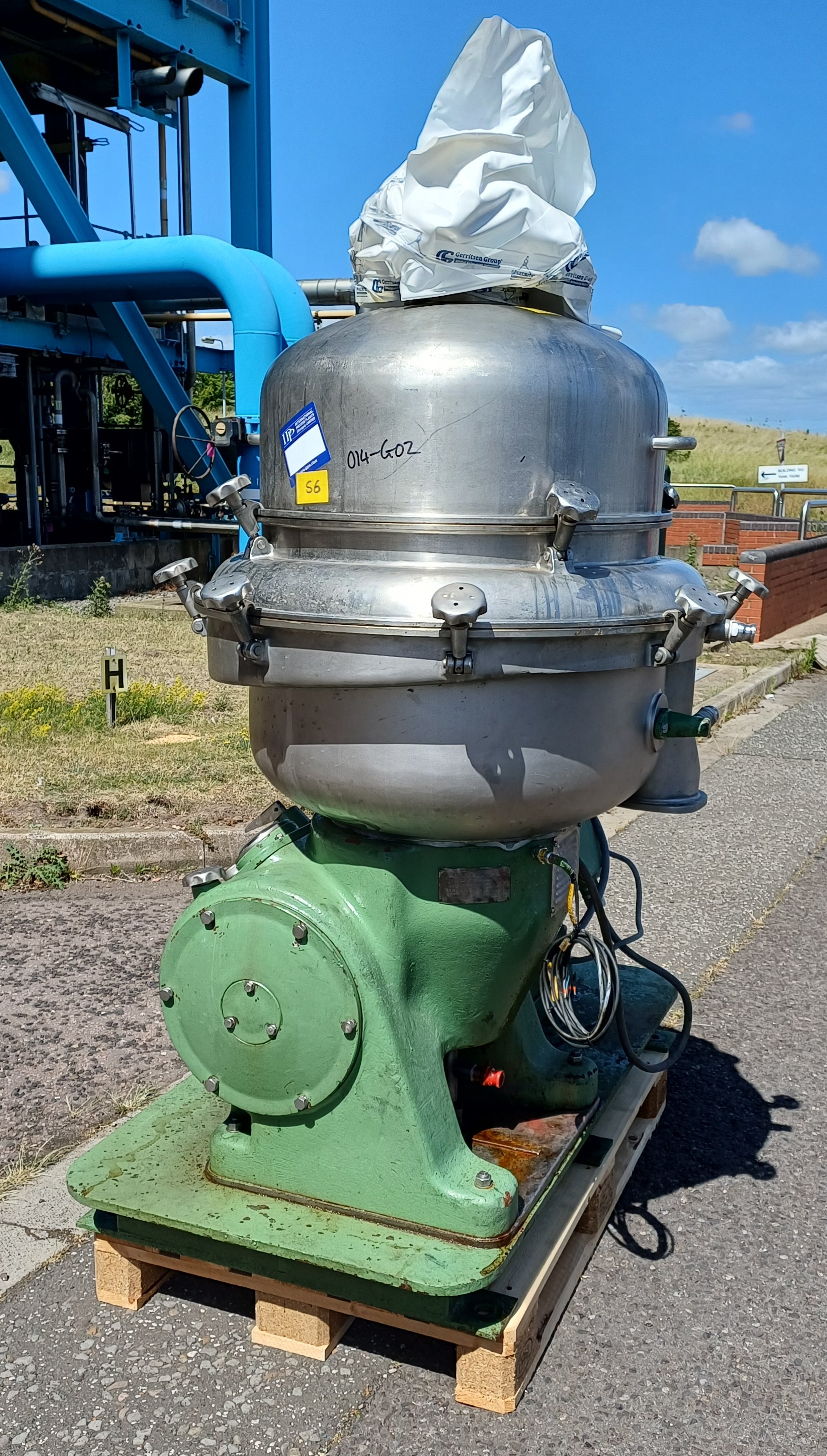 Stainless Steel 316L Alfa Laval HMBRPX 213-SFV-34C1/4189-20 Disc Bowl Centrifuge - IPP# 248274