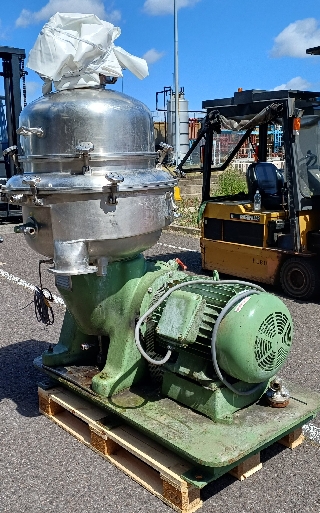 Stainless Steel 316L Alfa Laval HMBRPX 213-35S Disc Bowl Centrifuge