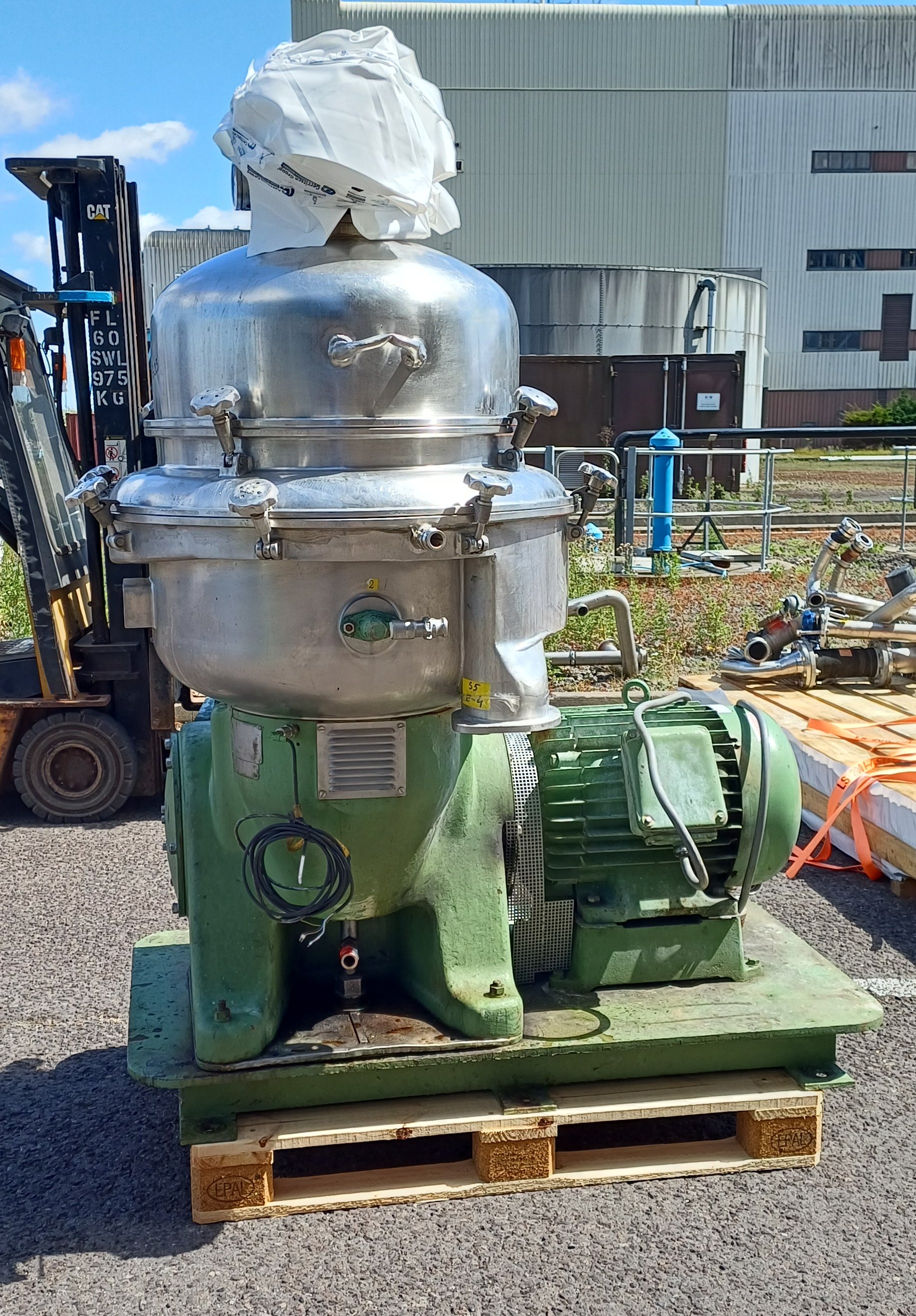 Stainless Steel 316L Alfa Laval HMBRPX 213-35S Disc Bowl Centrifuge - IPP# 248275