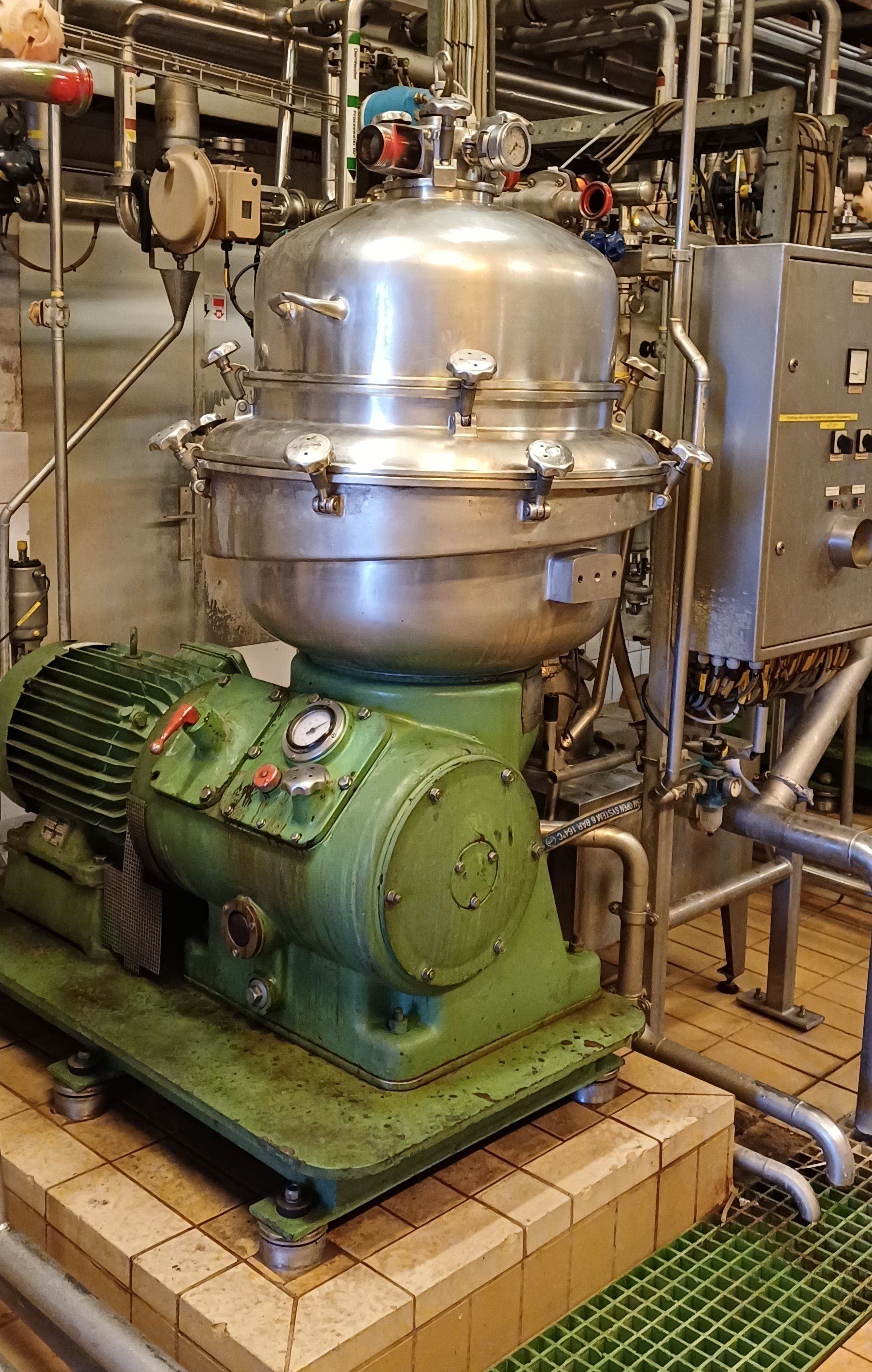 Stainless Steel 316L Alfa Laval HMBRPX 213-35S Disc Bowl Centrifuge - IPP# 248275