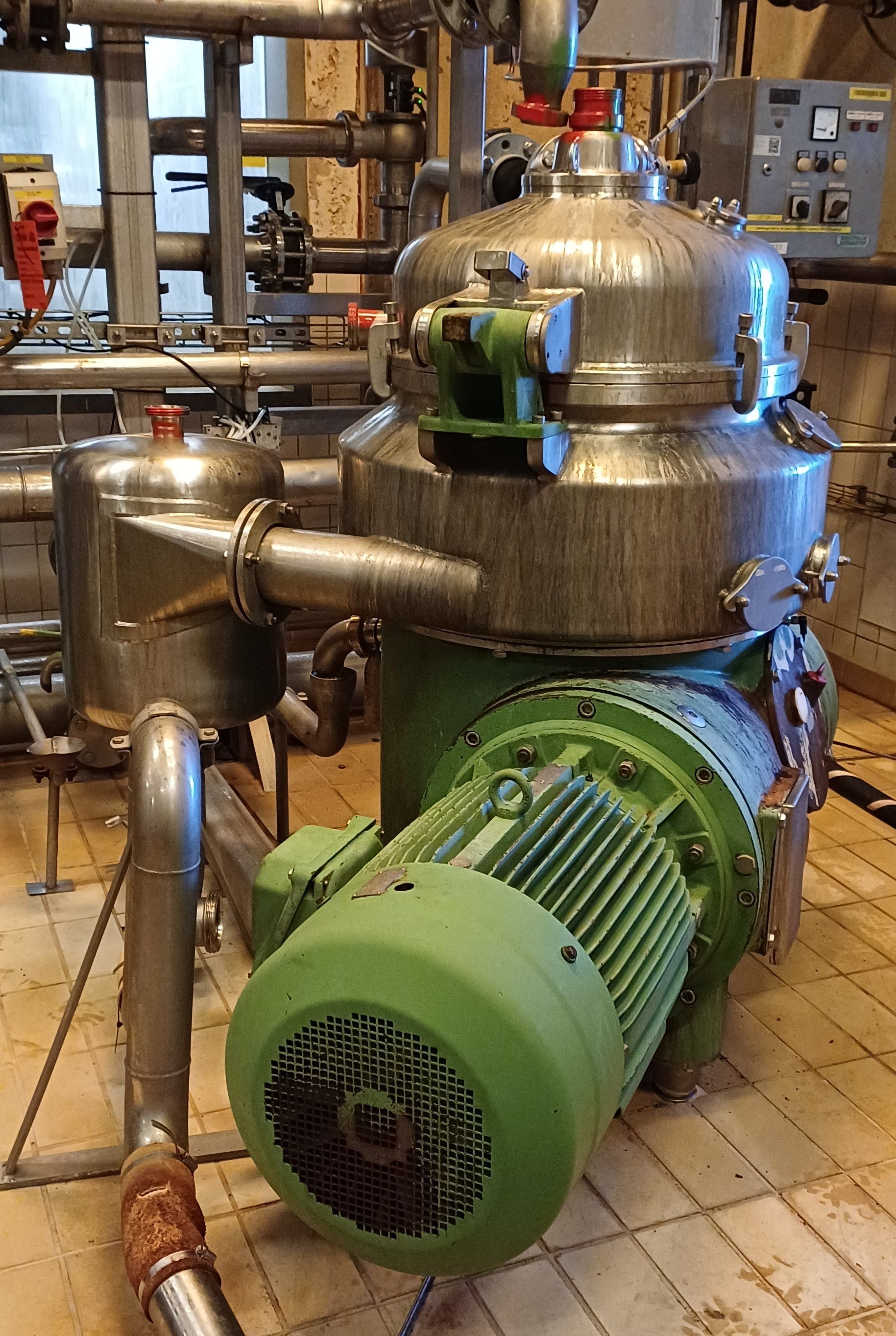 Stainless Steel 316L Westfalia HDB 75-06-016 Disc Bowl Centrifuge - IPP# 248278