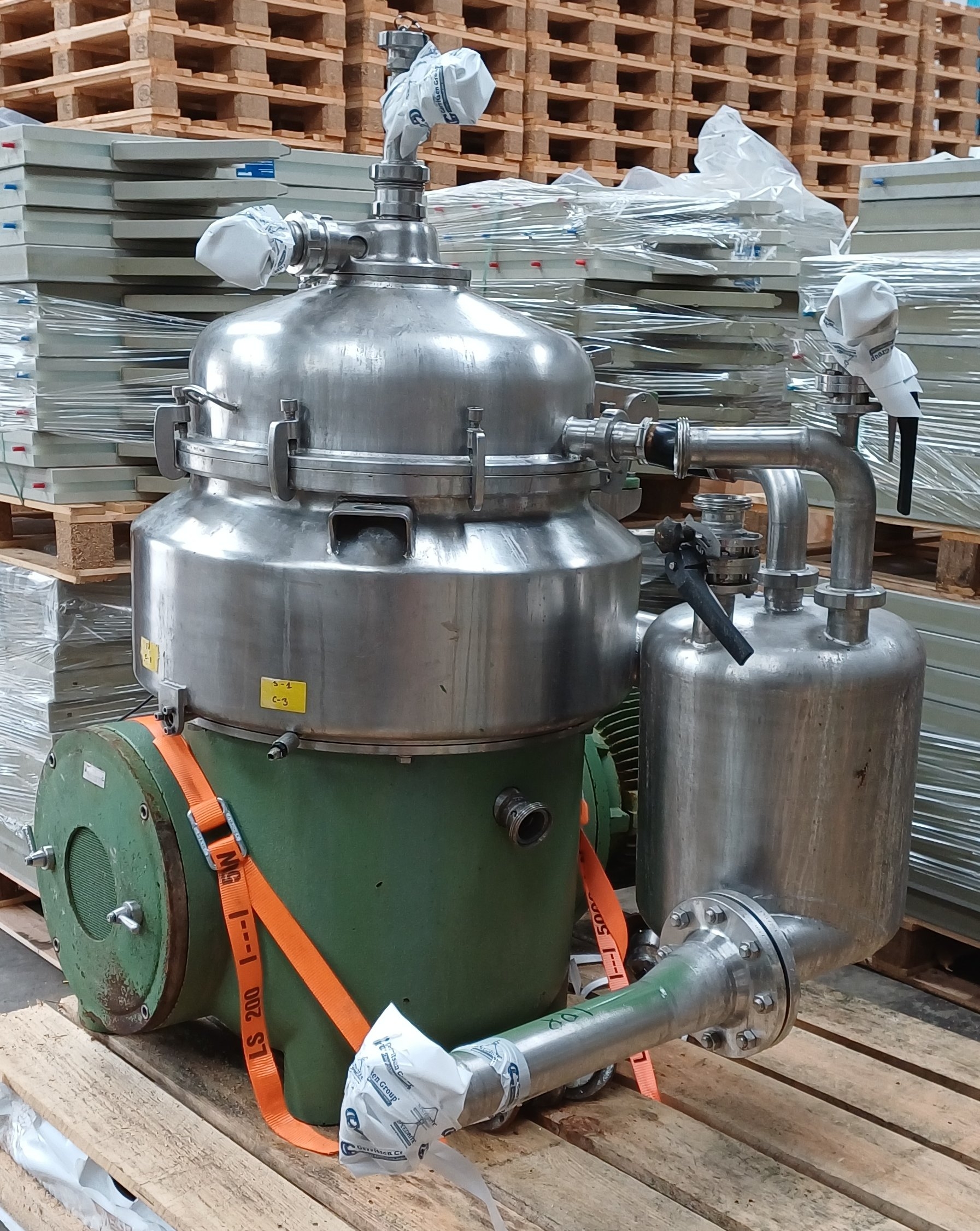 Stainless Steel 316L Westfalia HDB 75-76-016 Disc Bowl Centrifuge - IPP# 248279