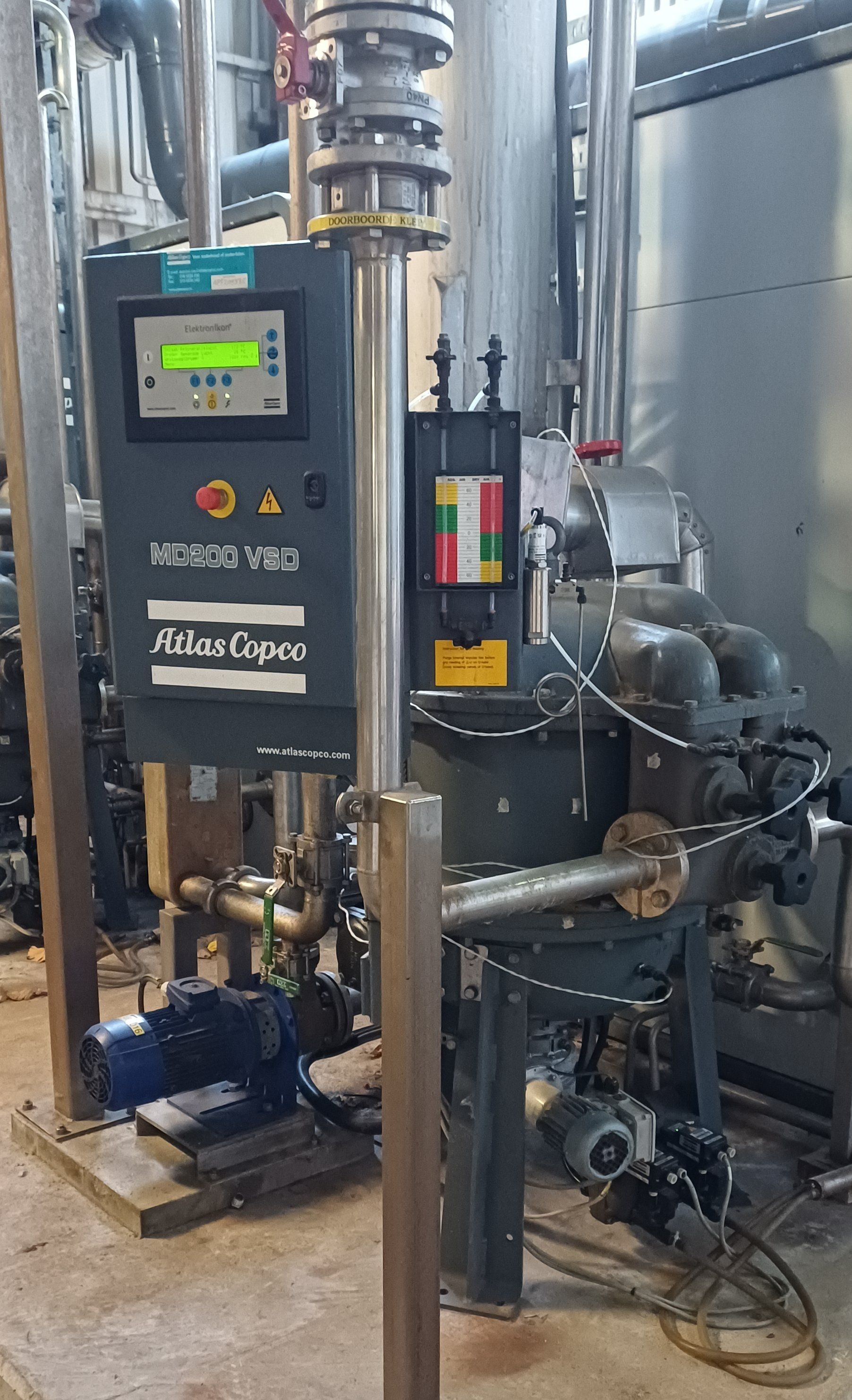 Carbon Steel Atlas Copco ZR75 VSD Rotary Screw Compressor - IPP# 248283