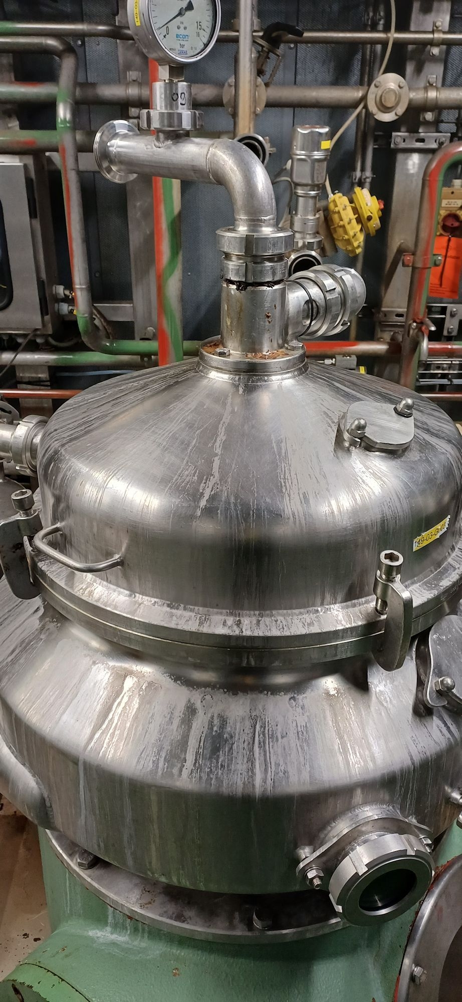 Stainless Steel 316L Westfalia HDB 75-76-016 Disc Bowl Centrifuge- - IPP# 248281