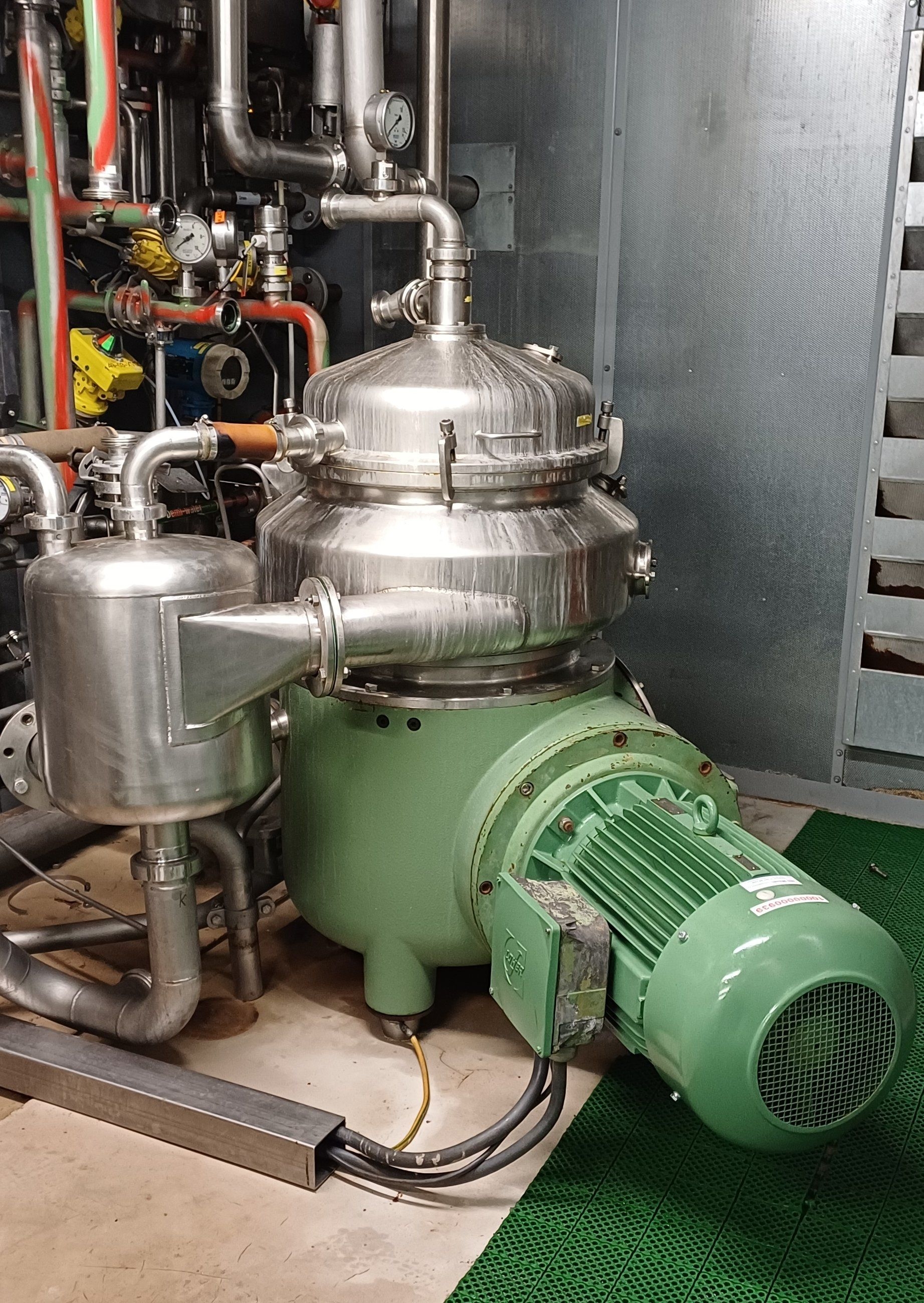 Stainless Steel 316L Westfalia HDB 75-76-016 Disc Bowl Centrifuge- - IPP# 248281