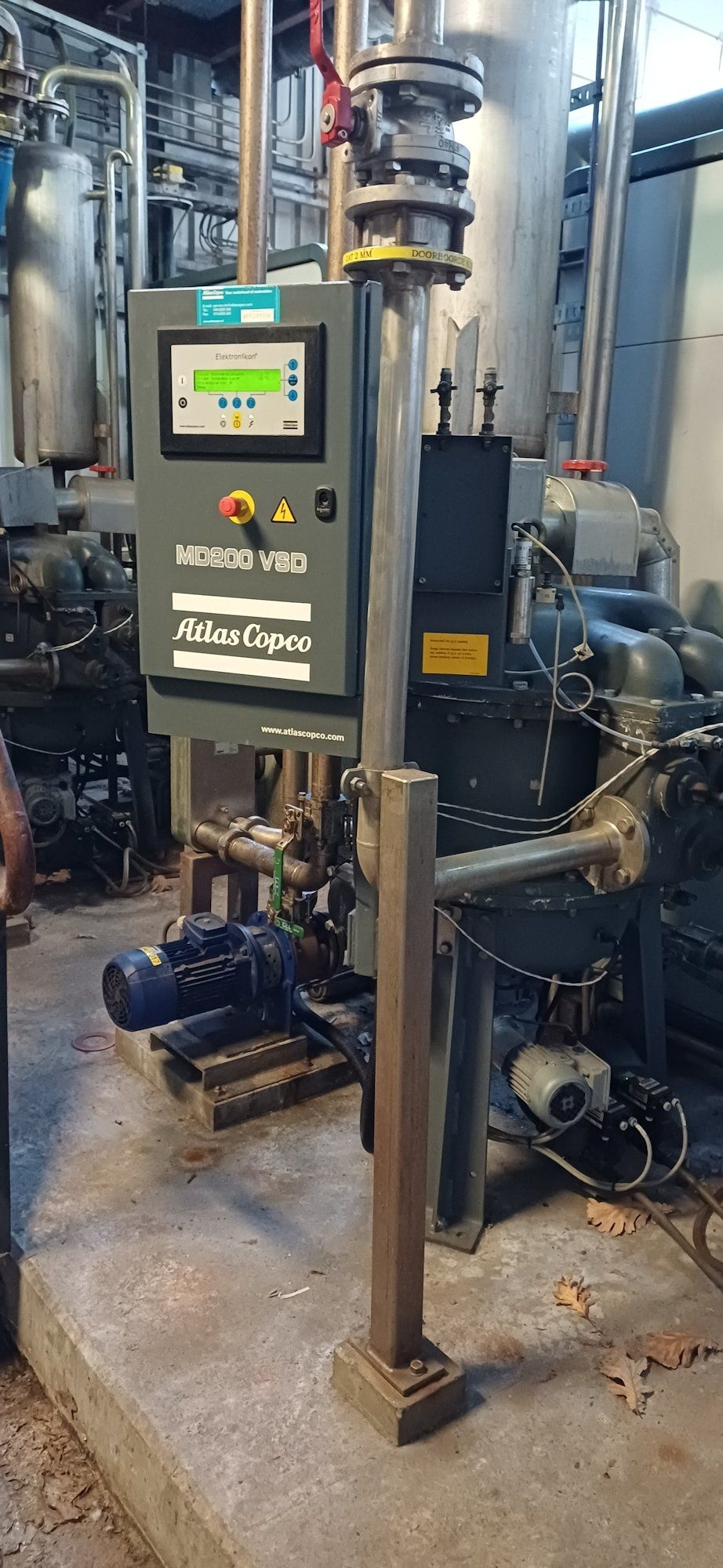 Carbon Steel Atlas Copco ZR90 VSD Rotary Screw Compressor - IPP# 248284