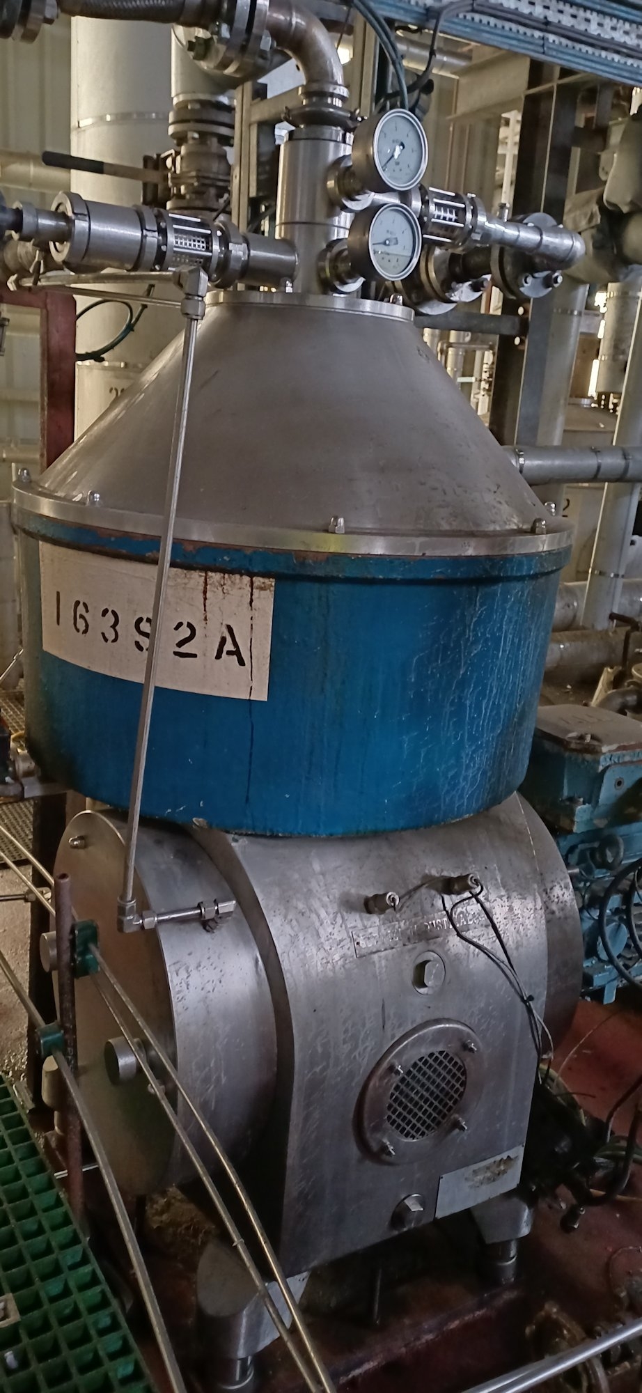 Stainless Steel 316L MacFuge 105 BDM3SA-03 Disc Bowl Centrifuge - IPP# 248306