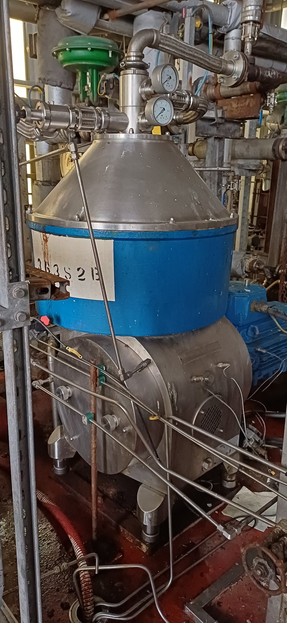 Stainless Steel 316L MacFuge S10105 BDM3S Disc Bowl Centrifuge - IPP# 248310