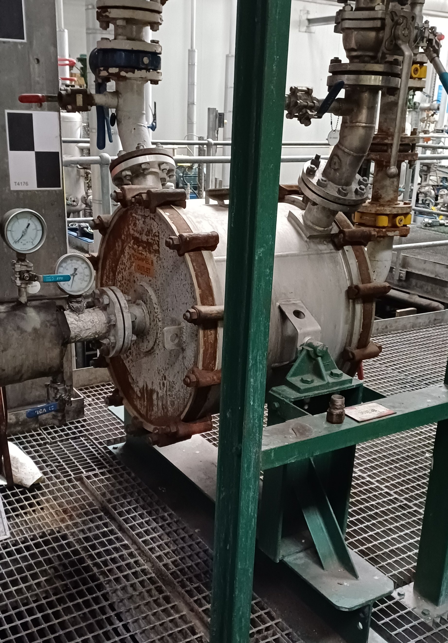 Stainless Steel 316L Alfa Laval AI.SHE LTL. 13S Spiral Heat Exchanger - IPP# 248320