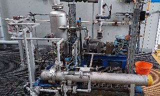 Stainless Steel 316L Sterling Fluid Systems LPHX 40516 AB AFJ OK Vacuum Pump