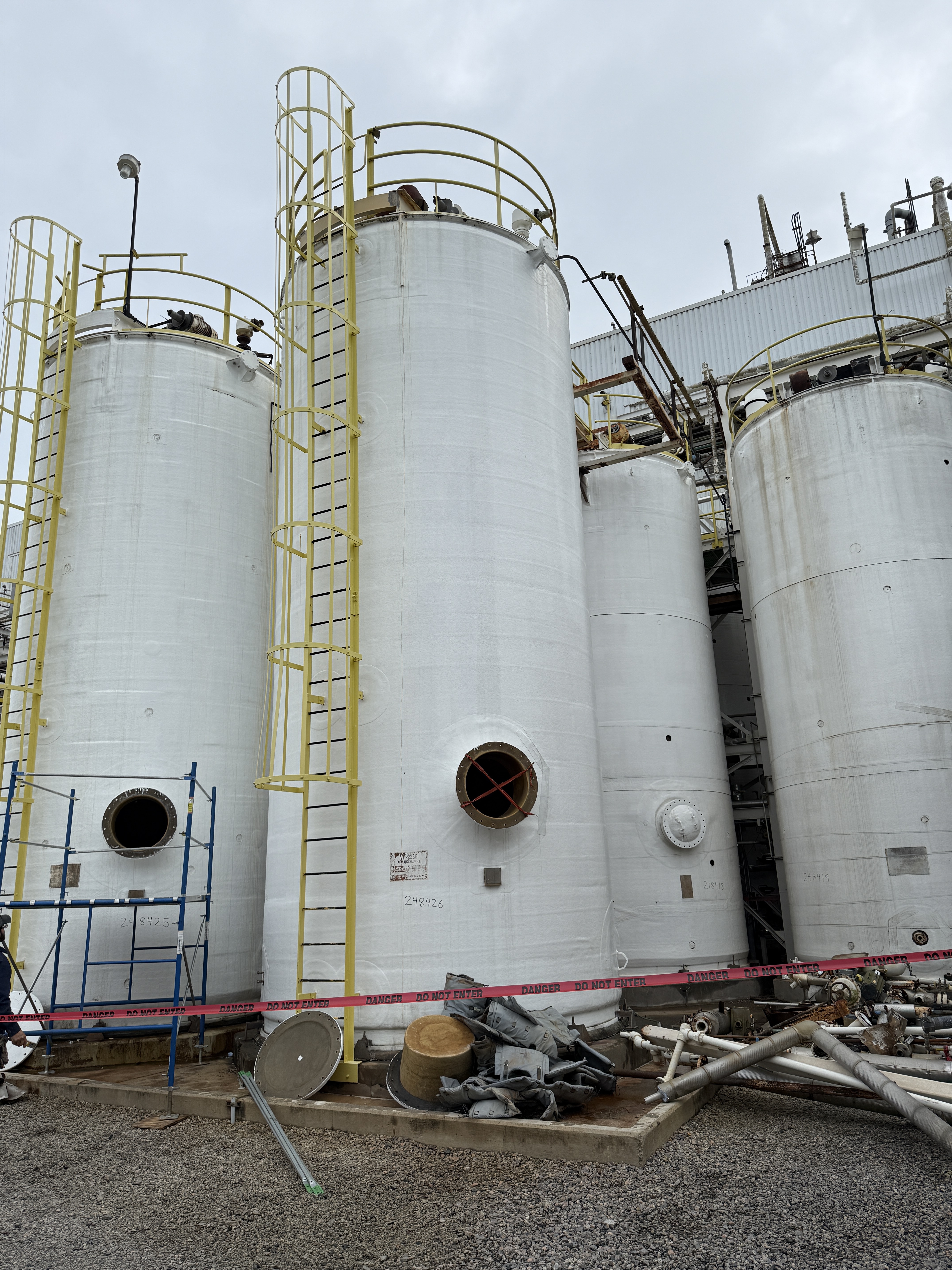 78 ft2 Fiberglass Crystallizer/Evaporator with Titanium Coil - IPP# 248426