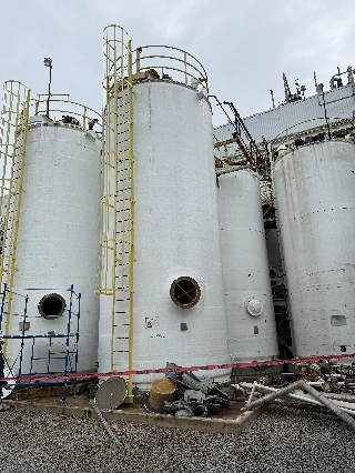 78 ft2 Fiberglass Crystallizer/Evaporator with Titanium Coil