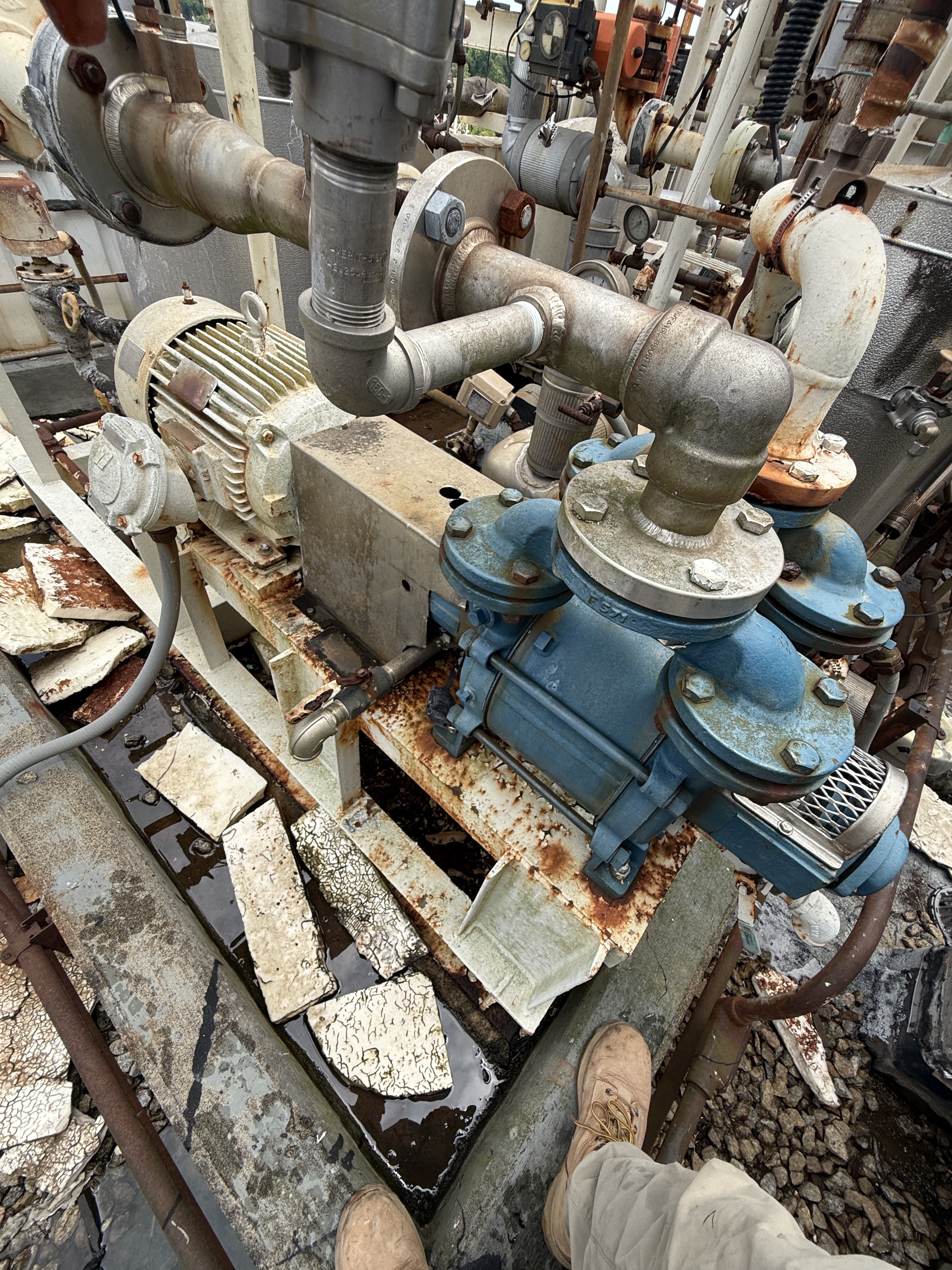 Complete Twin Single Stage Liquid Ring Vacuum Pump System - IPP# 248429