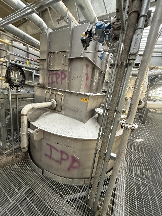 11,400 Gallon Stainless Steel 304 Tank with Dust Collector