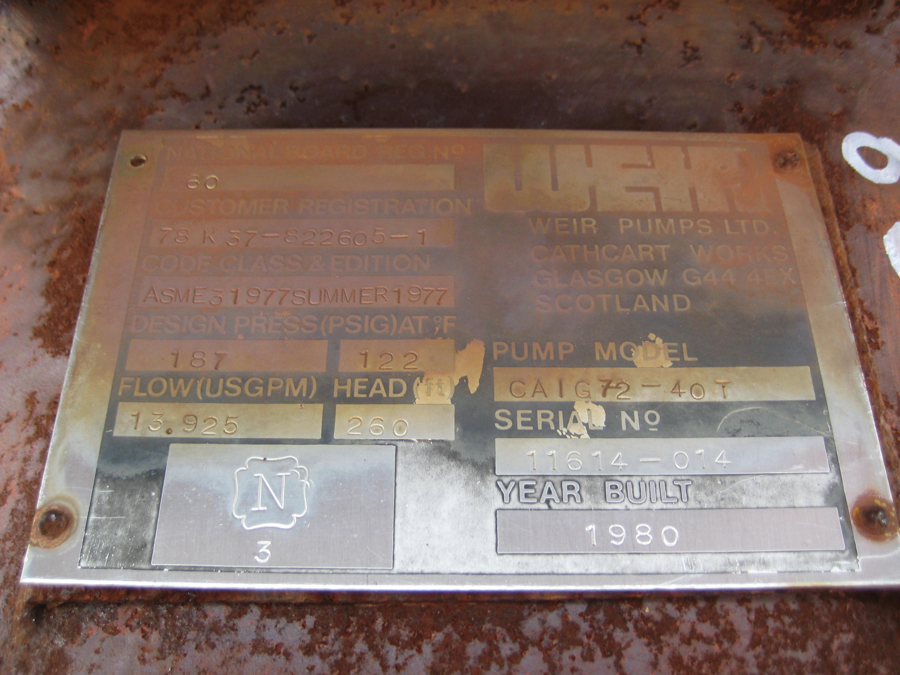 Unused Centrifugal Pump 1,900 m3/h (8,350 GPM) Carbon Steel For Sale - IPP# 24199
