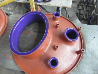 Glasslined  Main Cover Glass Lined Parts
