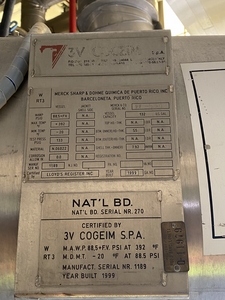Hastelloy - C22 3V Cogeim FEPXD 400 Rosenmund and Cogiem Filter Dryer - IPP# 241002