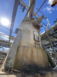 Tantalum Cosmos Metalurgical (Camarillo CA) Shell and Tube Heat Exchanger
