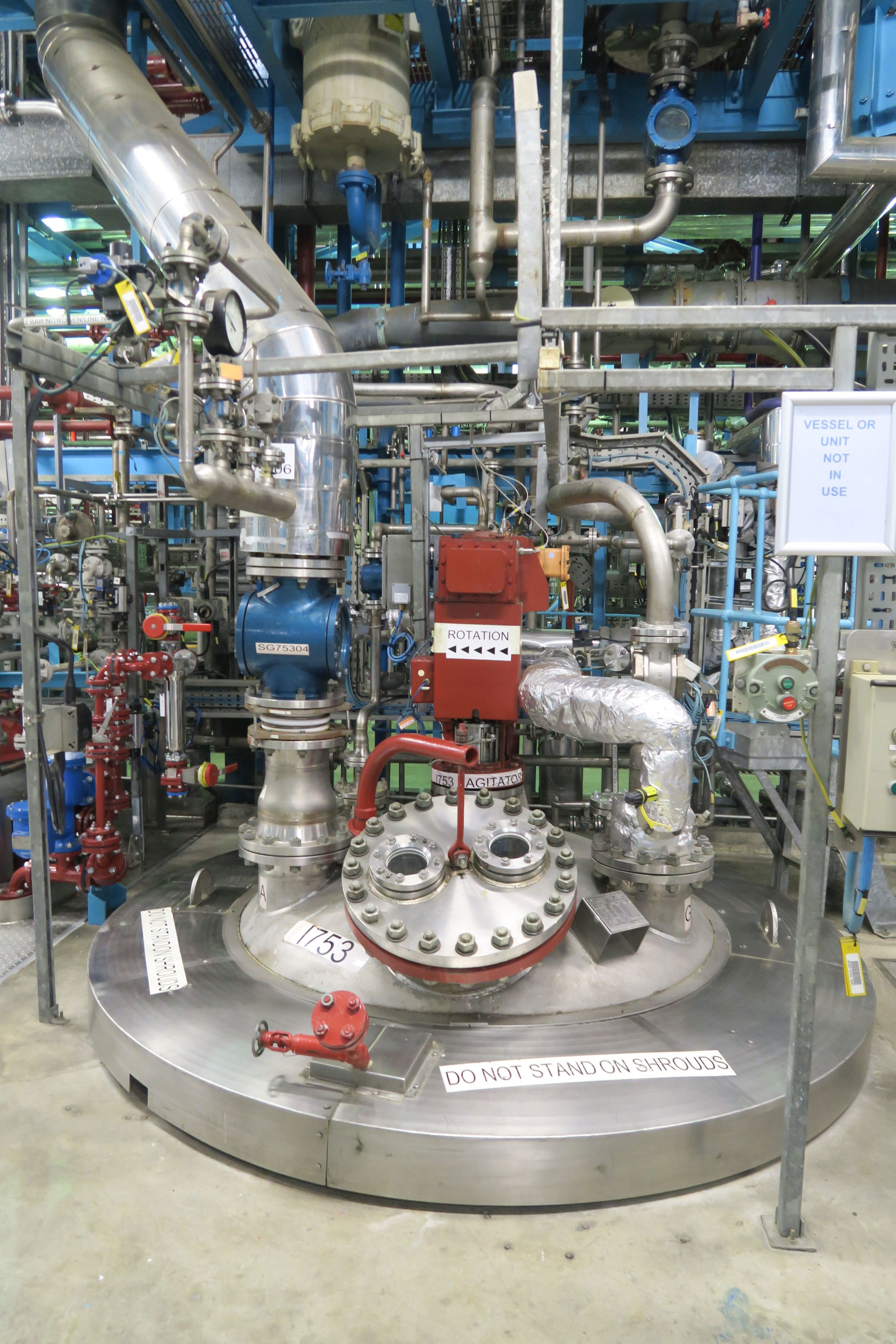 Stainless Steel 316L James Bendall & Sons Ltd Batch-Type Agitated Reactor - IPP# 242470