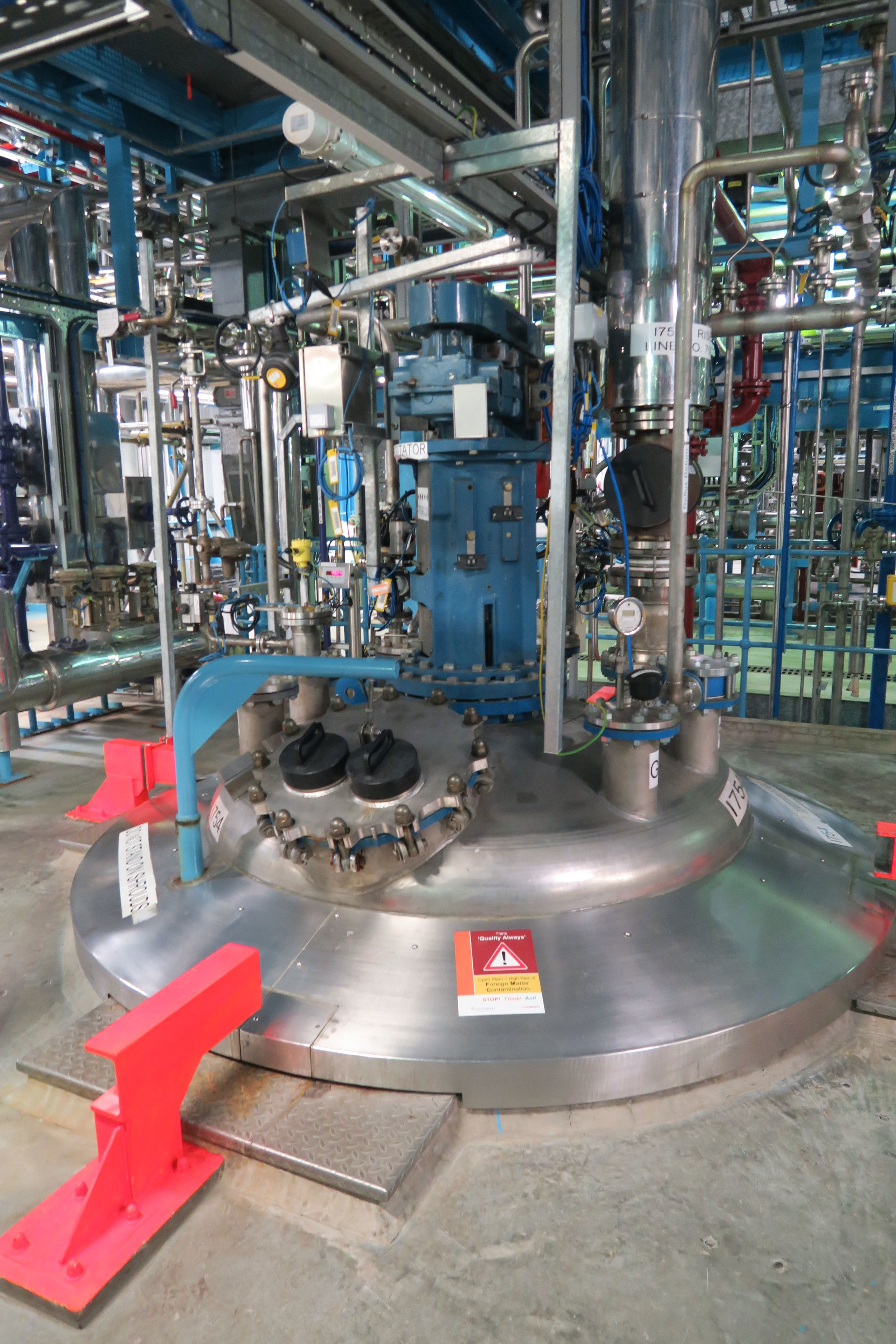 Stainless Steel 316L Robert Sanderson & Sons Ltd Batch-Type Agitated Reactor