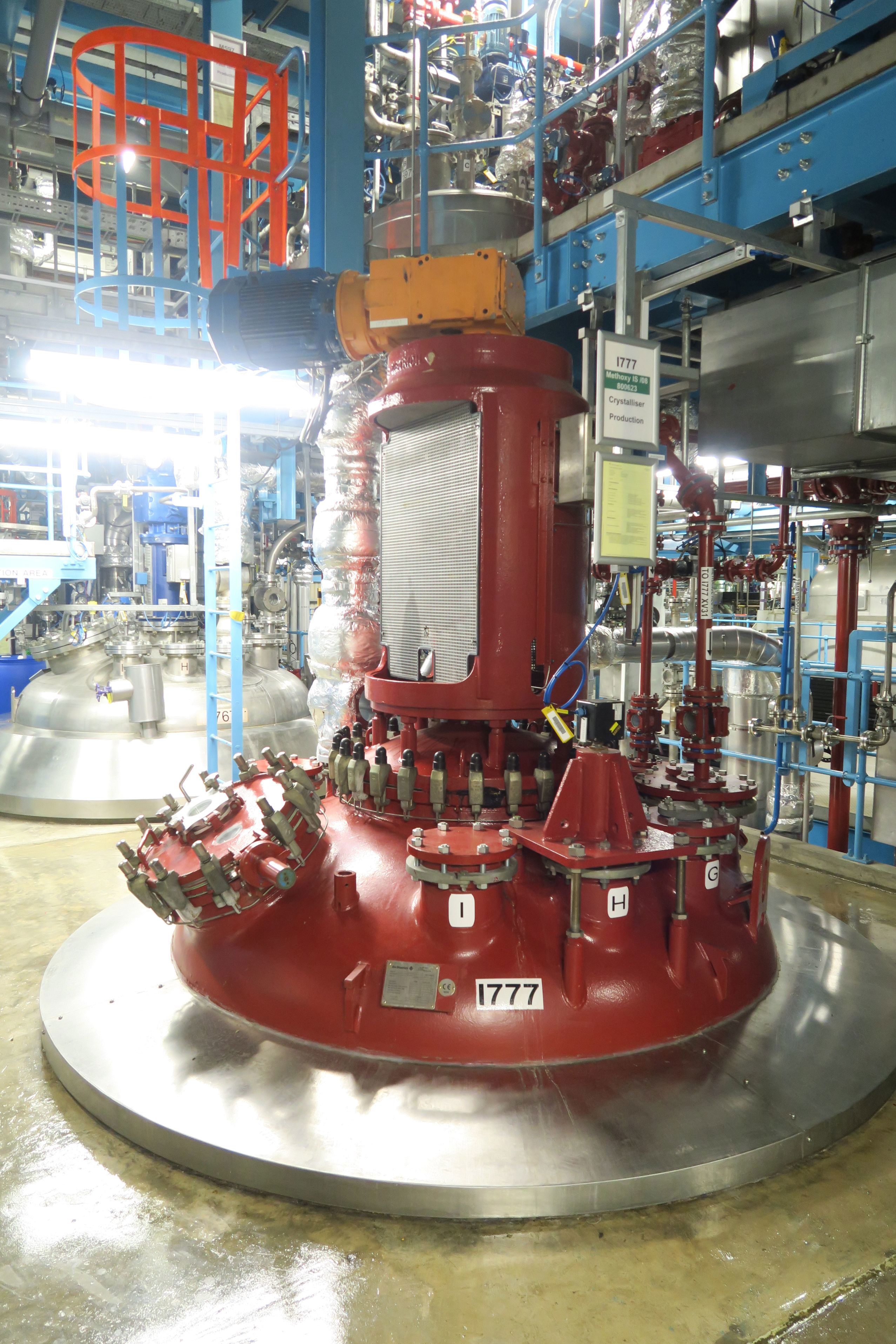 Glasslined DeDietrich CE Batch-Type Agitated Reactor - IPP# 242496