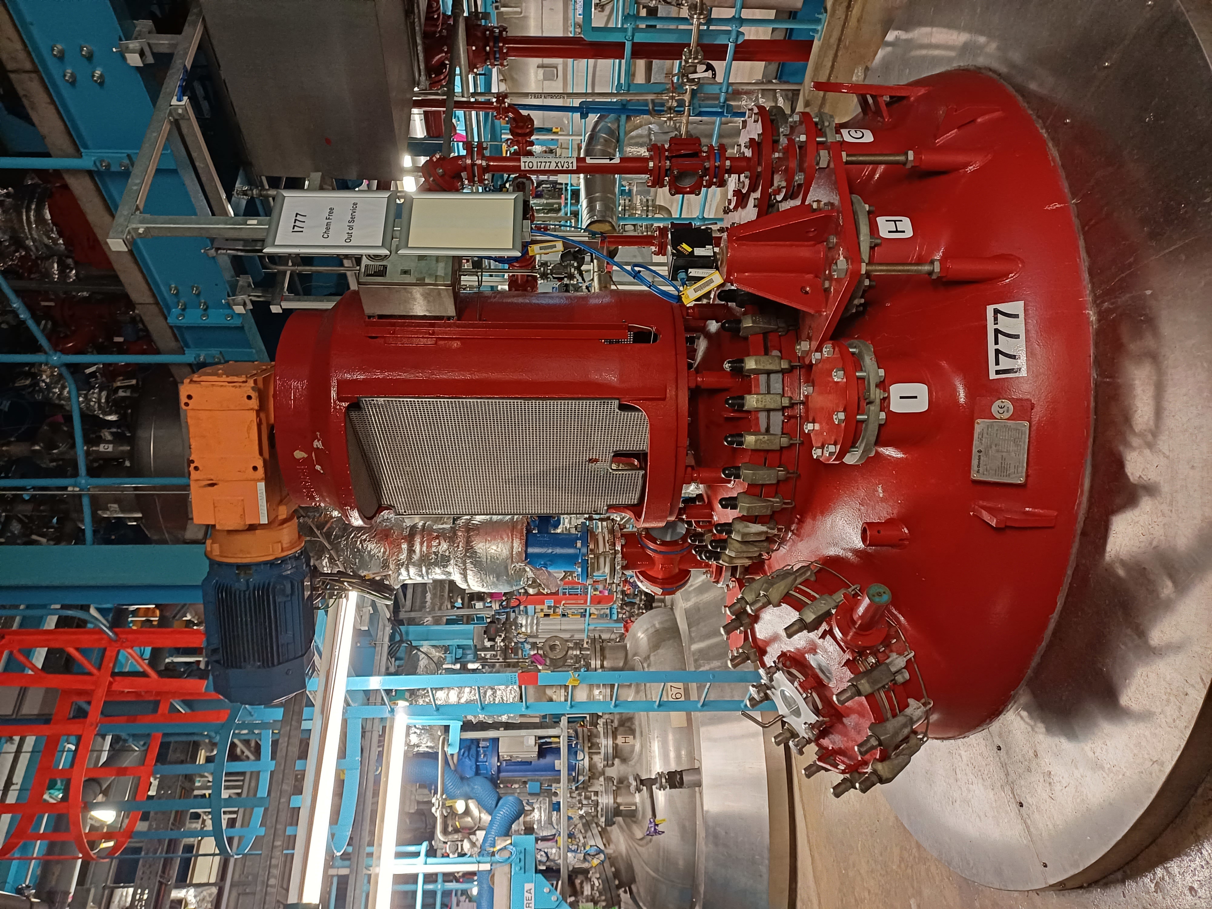Glasslined DeDietrich CE Batch-Type Agitated Reactor - IPP# 242496