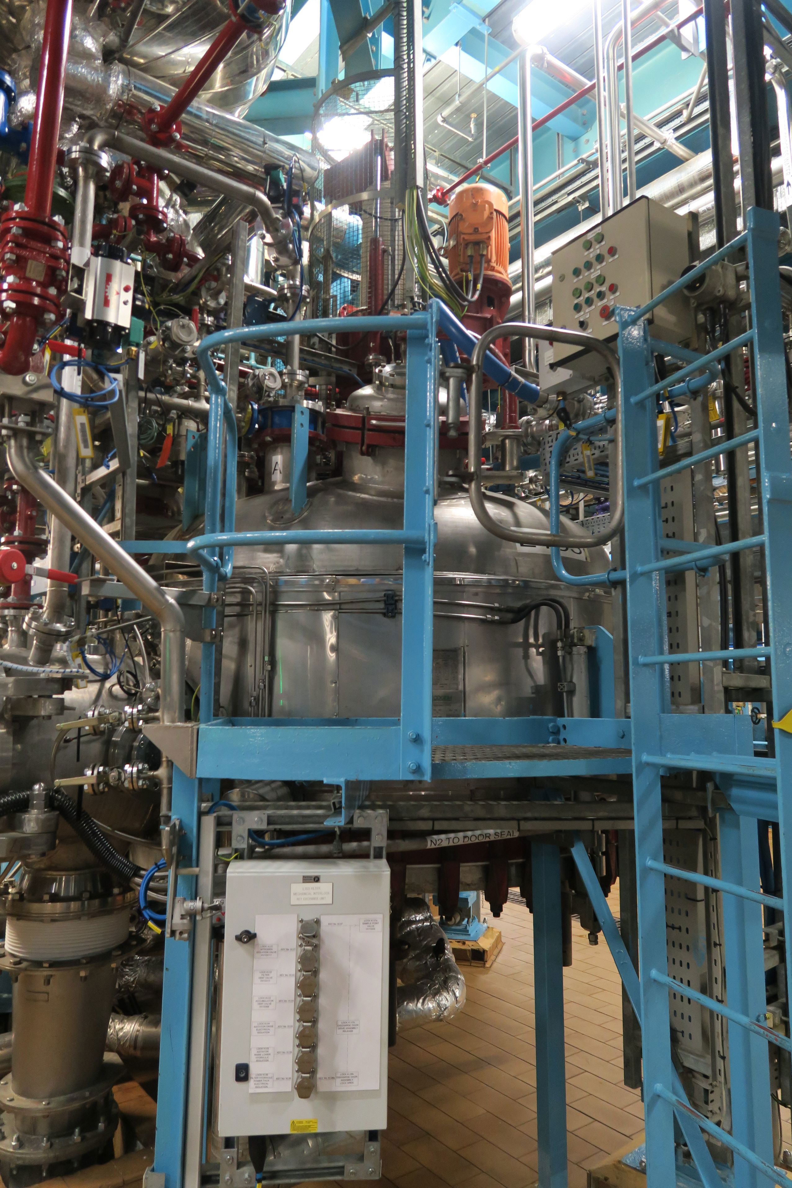 Stainless Steel 316L Cogeim FPP 400 FM-S Agitated Jacketed Pressure Nutsche Filter - IPP# 242507