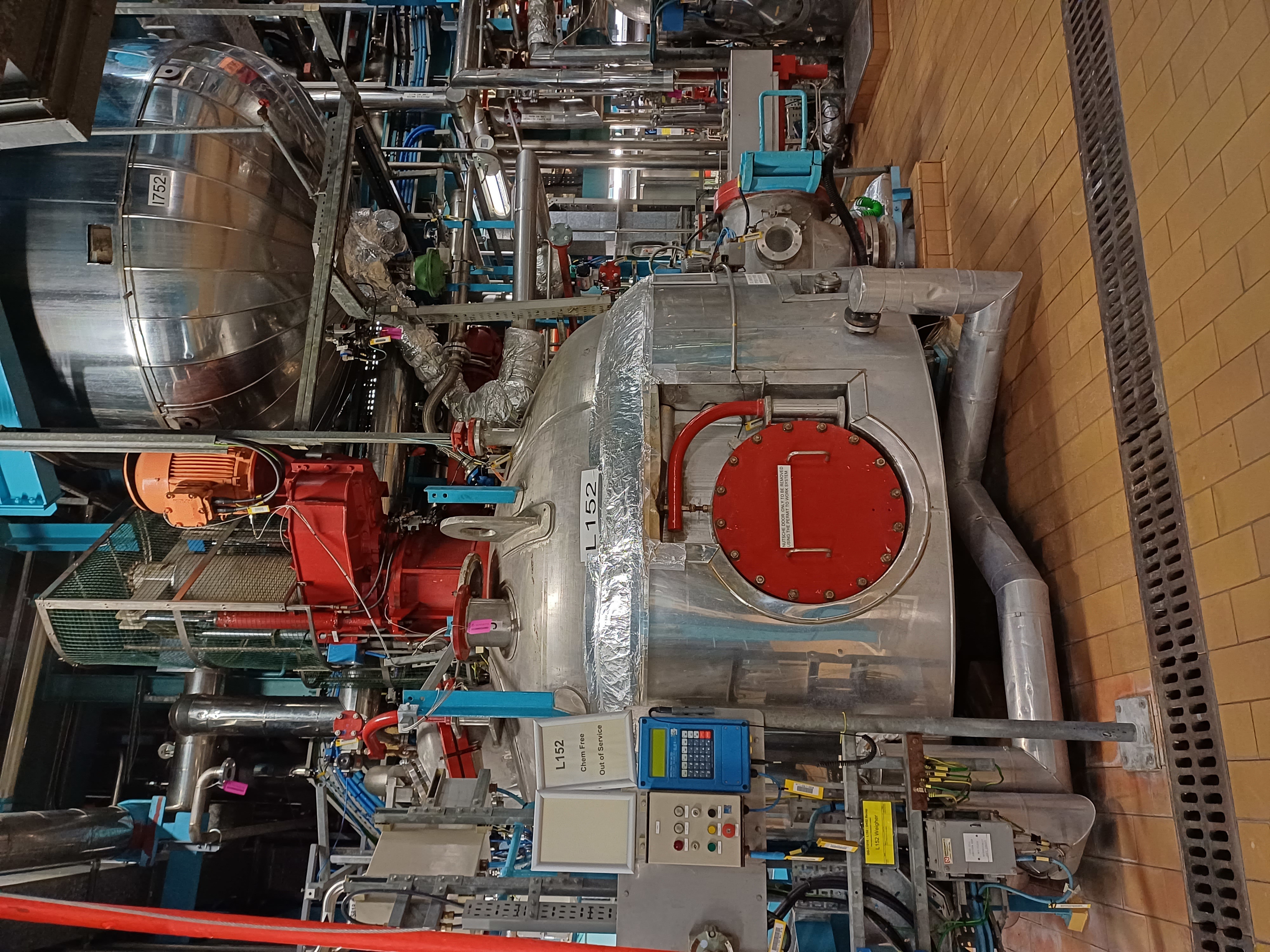 Stainless Steel 316L Cogeim FFP 800 FF-S Agitated Jacketed Pressure Nutsche Filter/Dryer System - IPP# 242504