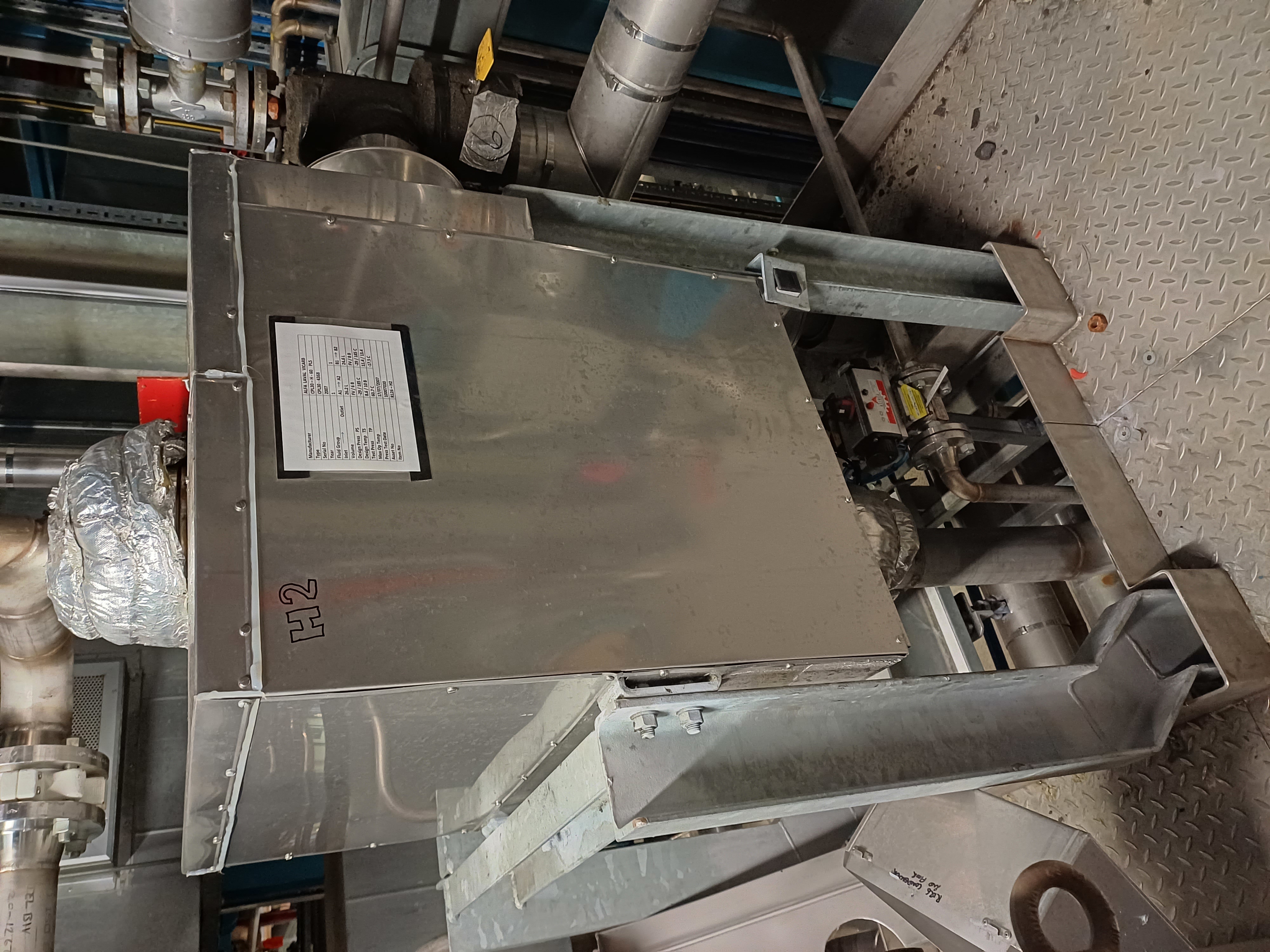 Stainless Steel 316L Alfa Laval CPL30-H-60 PLS Compabloc Welded Plate Heat Exchanger - IPP# 242663