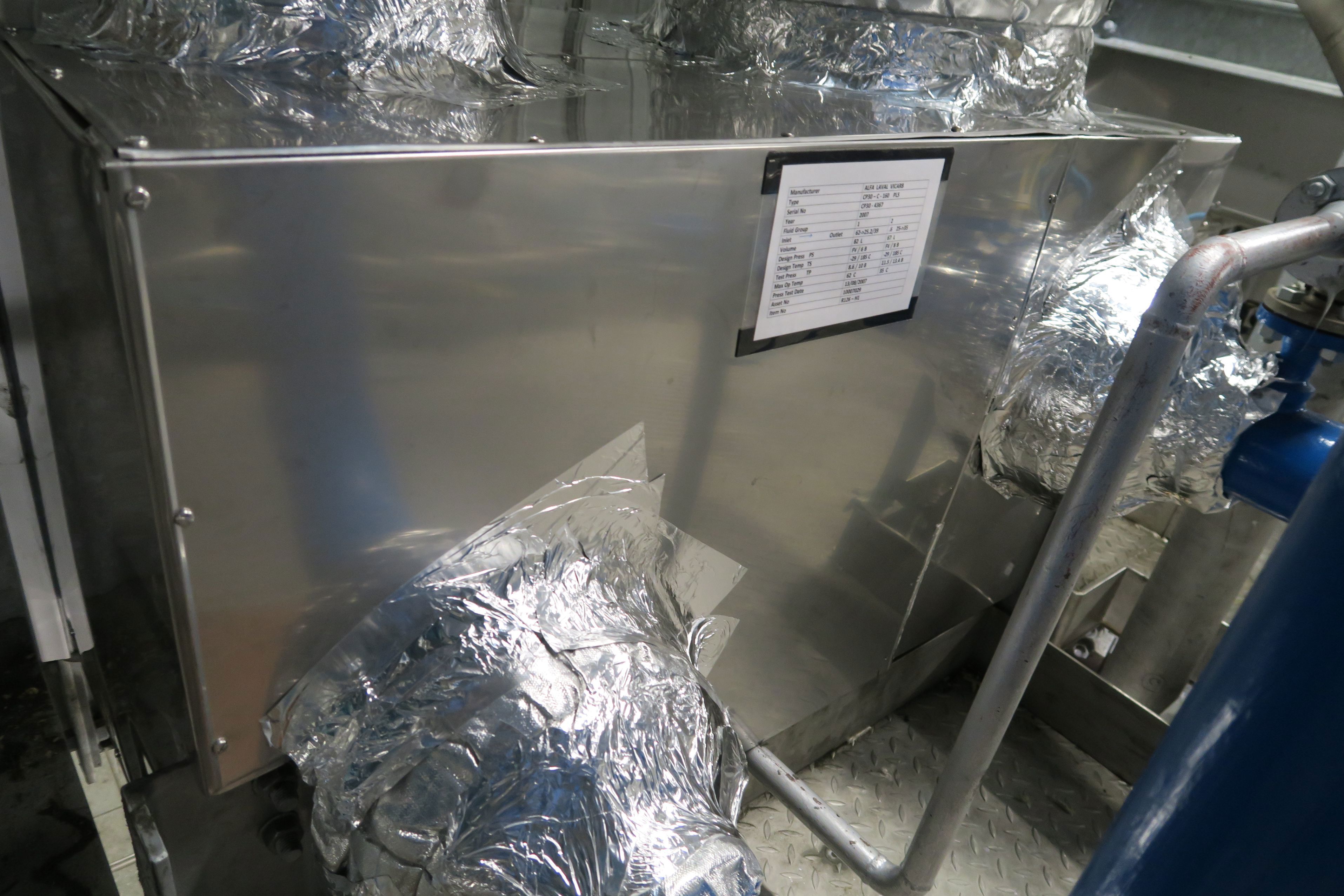 Stainless Steel 316L Alfa Laval CP30-C-160 PLS Compabloc Welded Plate Heat Exchanger - IPP# 242662