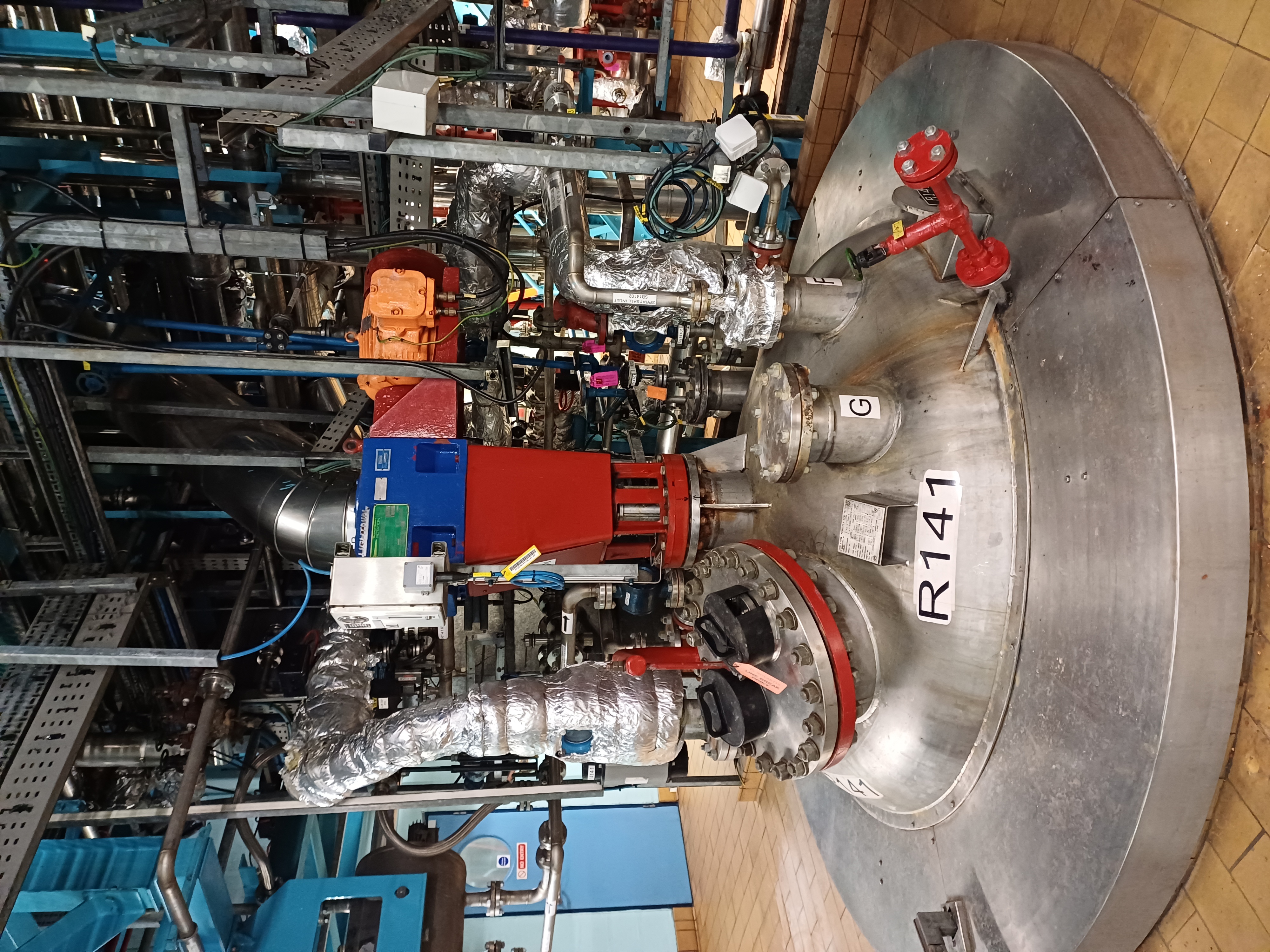 Stainless Steel 316 James Bendall & Sons Ltd Batch-Type Agitated Reactor - IPP# 242697
