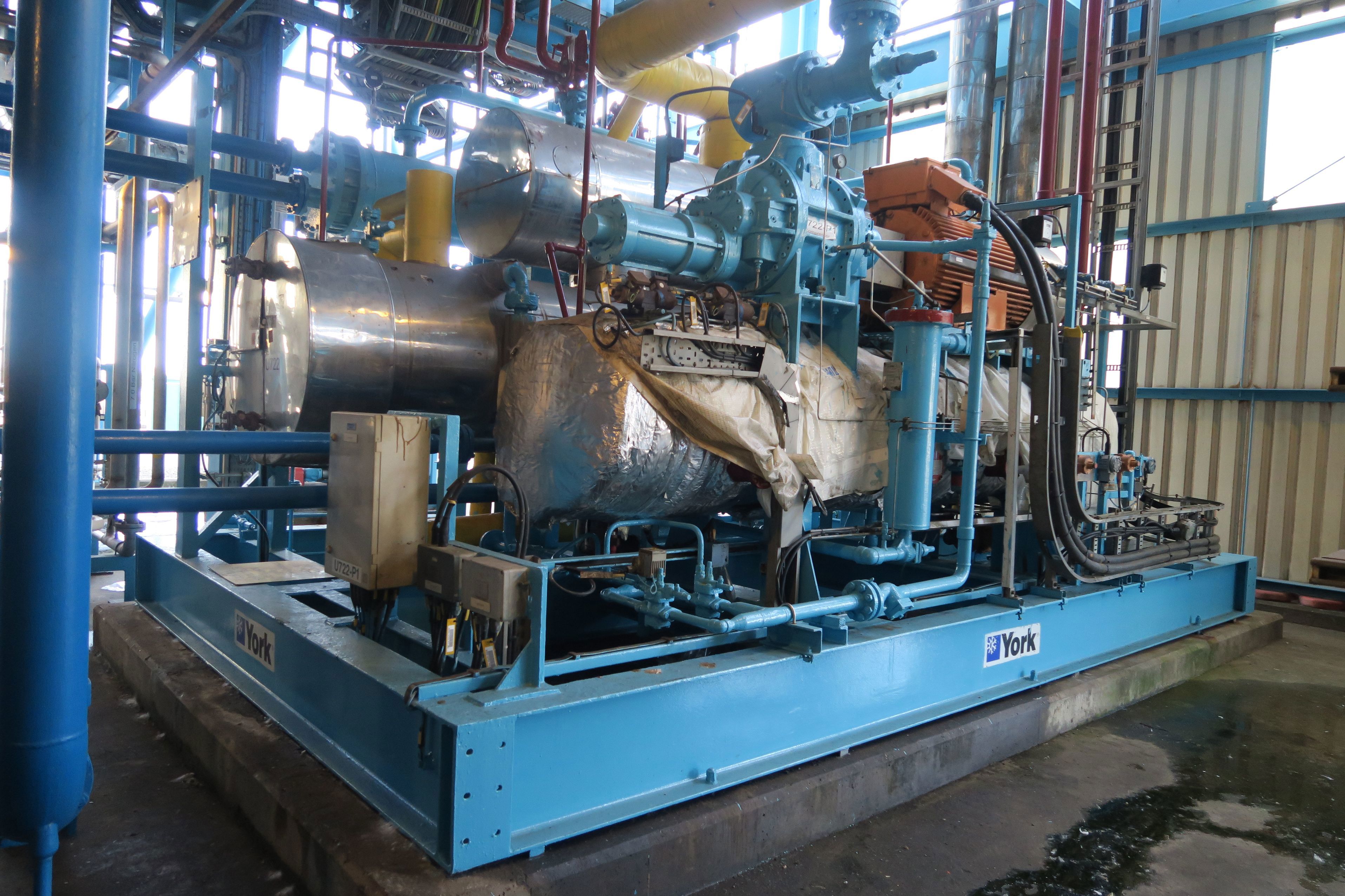 York International  164.92 ton Chiller Packaged skid - IPP# 242741
