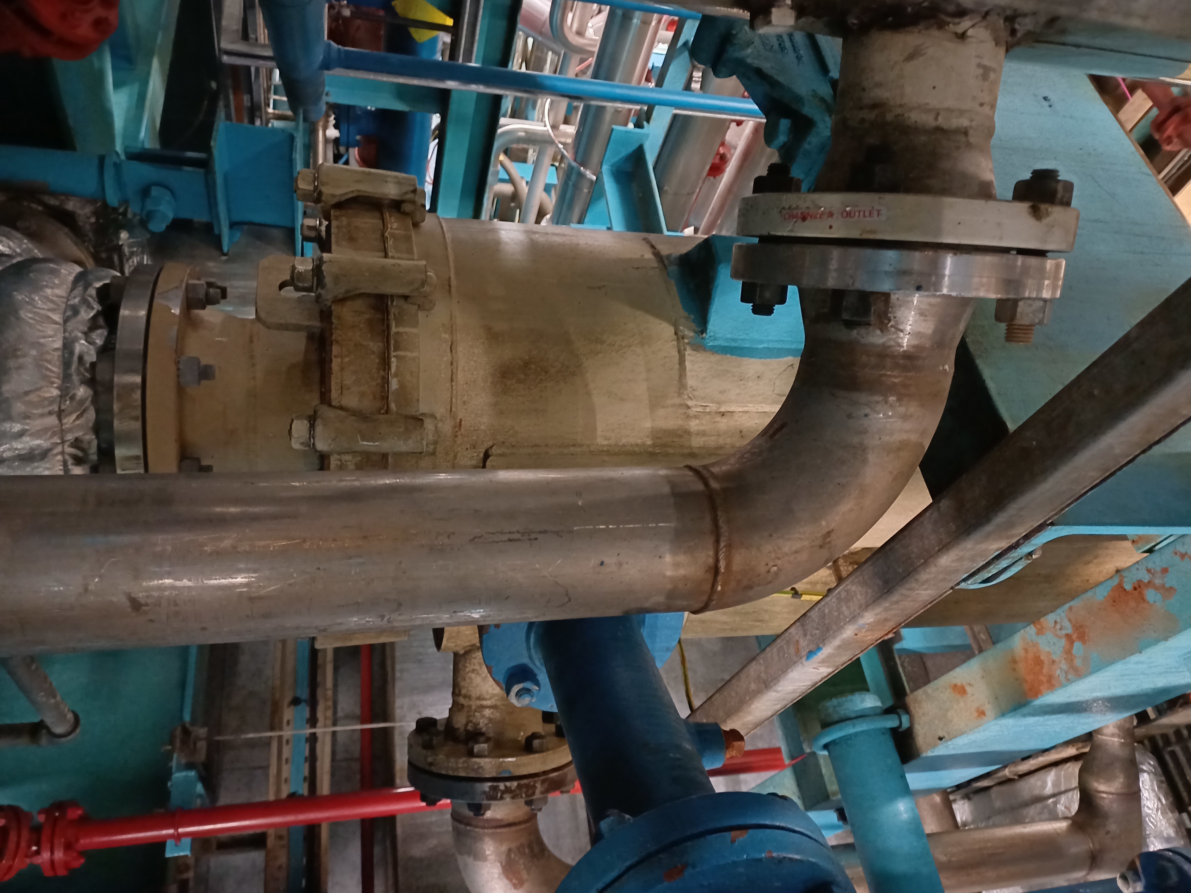 Stainless Steel 316L Alfa Laval SHE 111.V Spiral Heat Exchanger - IPP# 242709