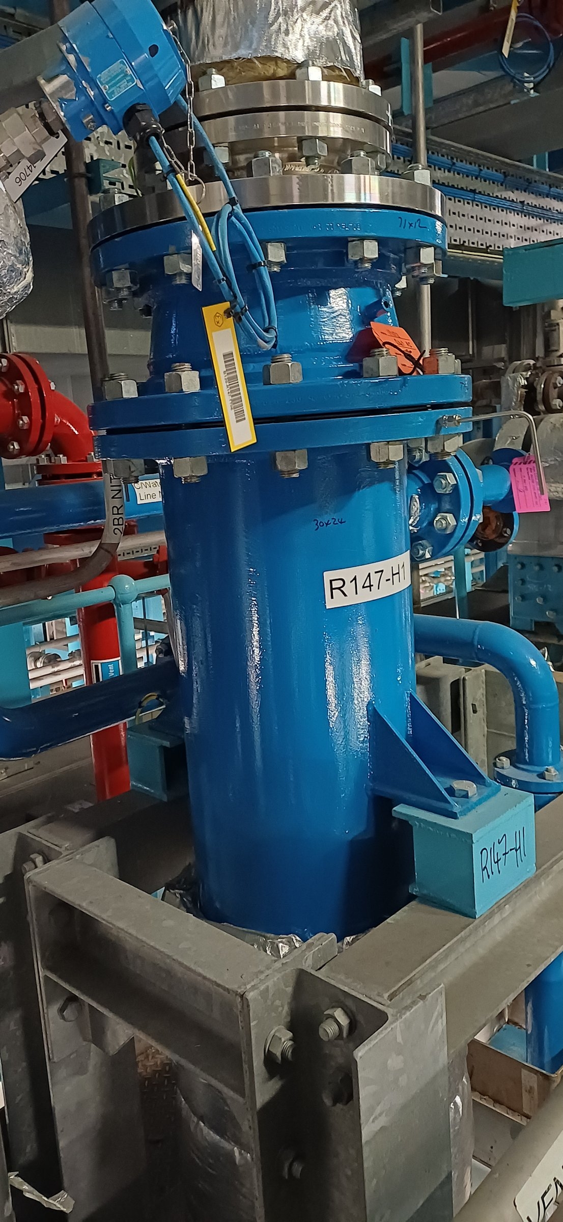 11.4 m² Tantalum Shell & Tube Heat Exchanger – ASME Vertical Design - IPP# 242723