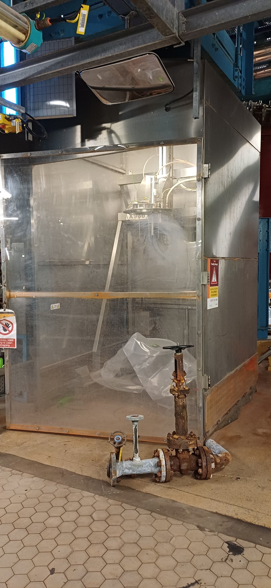 Stainless Steel 316L Matcon IBC Filling station with Laminar booth- Pharma - IPP# 242851