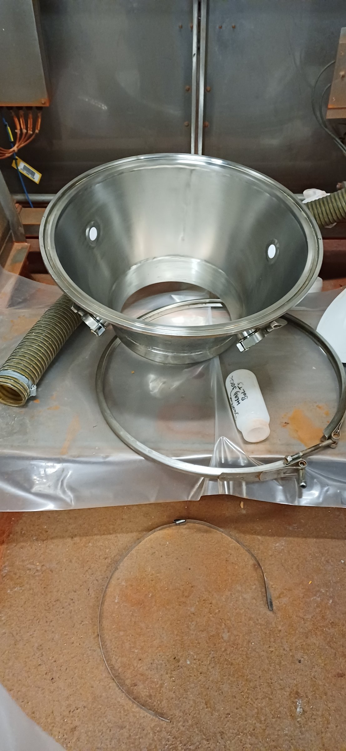 Stainless Steel 316L Matcon IBC Filling station with Laminar booth- Pharma - IPP# 242851