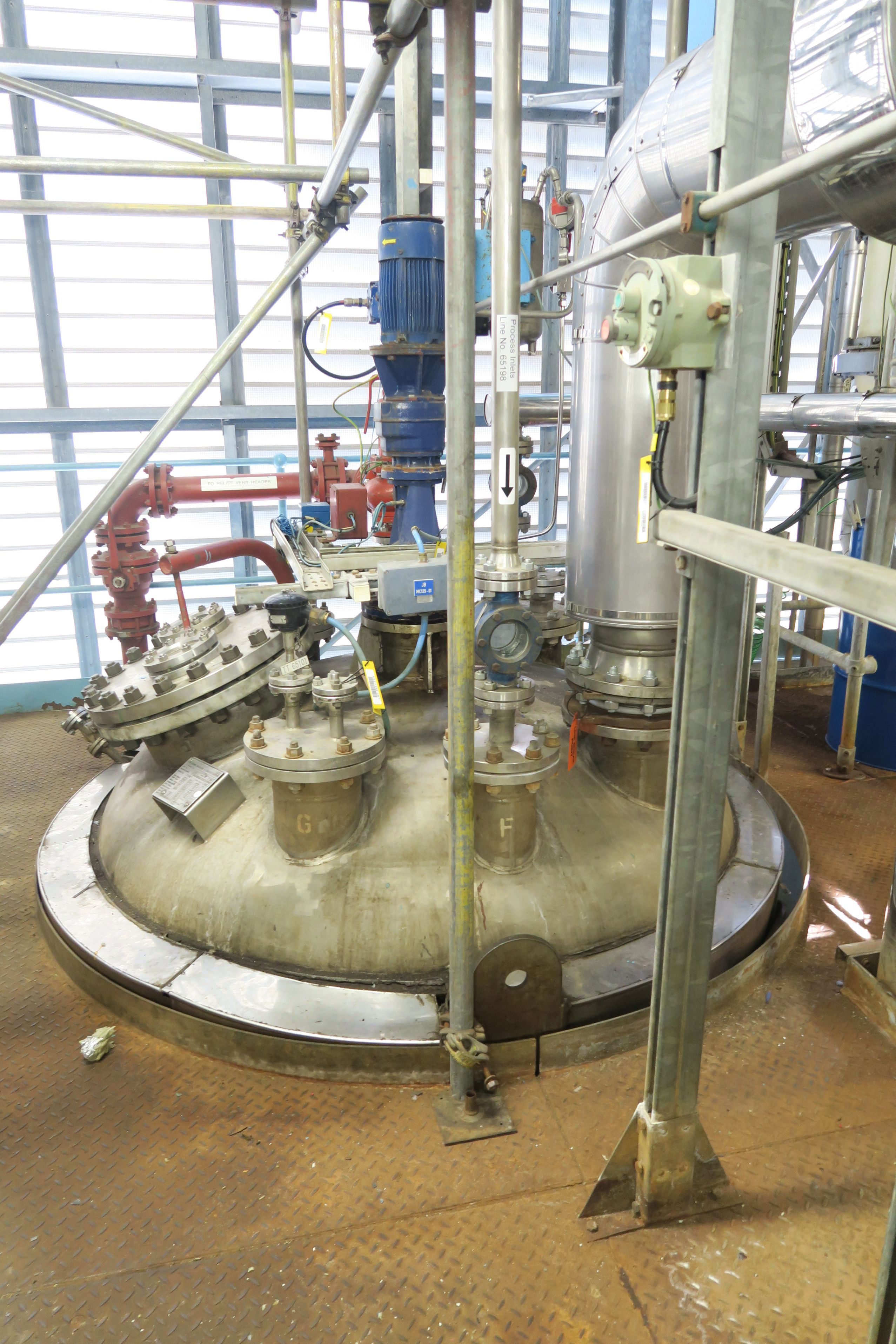 Stainless Steel 316 James Bendall & Sons Ltd Batch-Type Agitated Reactor - IPP# 242862