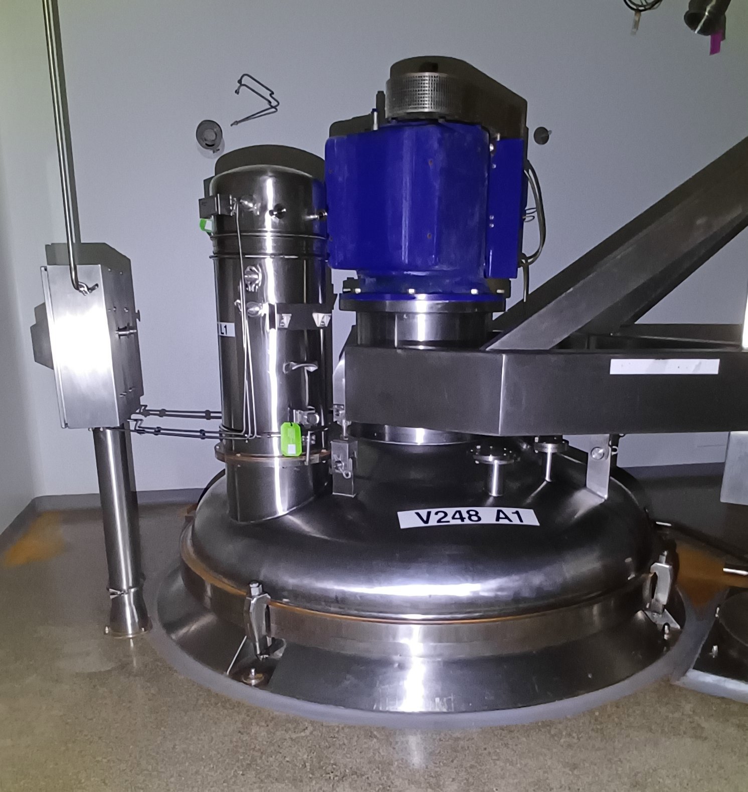 4,500 L Stainless Steel 316 Truncated Mixer-Nauta (CE Certified) – Alpine Hosokawa KM45 - IPP# 242801