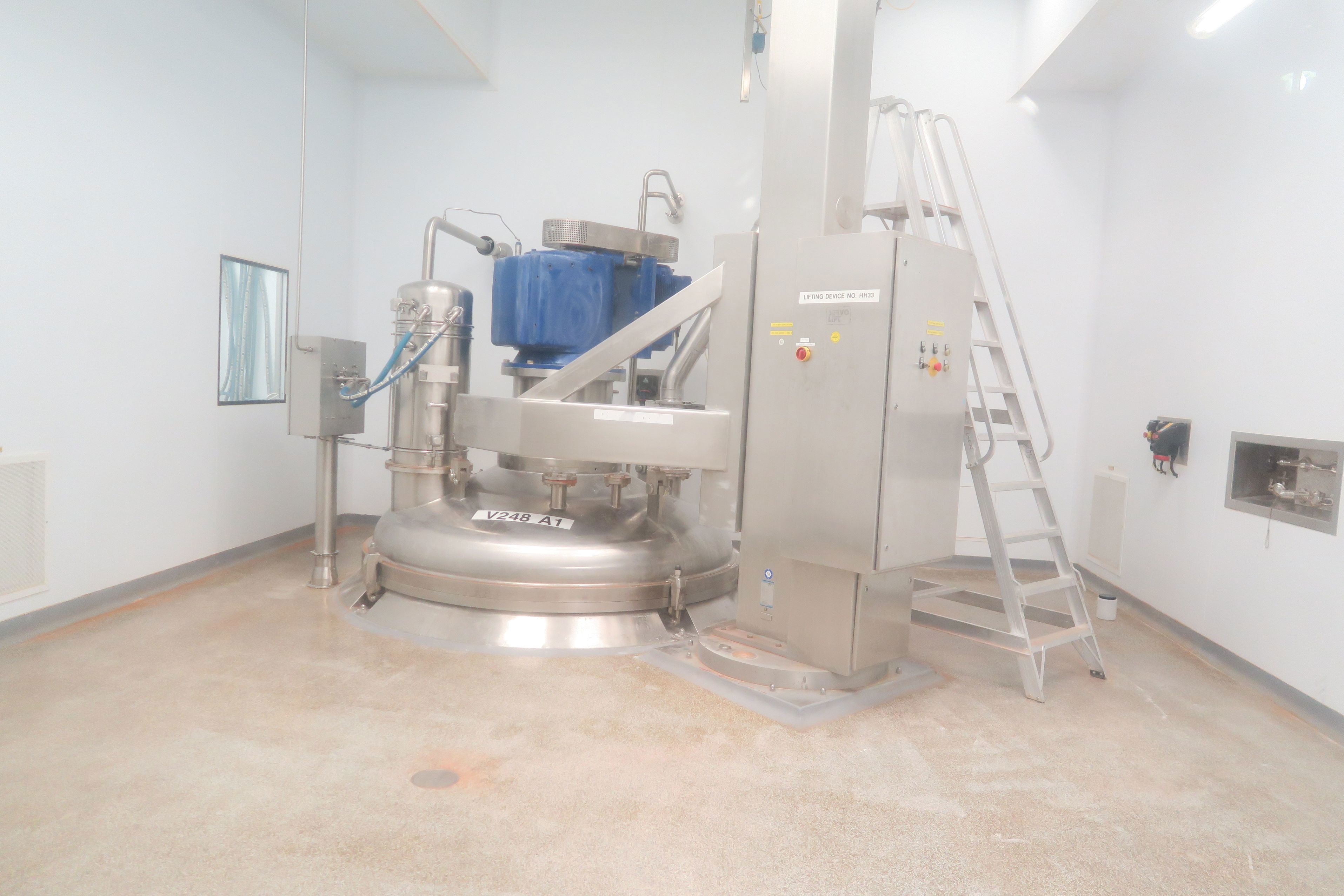 4,500 L Stainless Steel 316 Truncated Mixer-Nauta (CE Certified) – Alpine Hosokawa KM45 - IPP# 242801