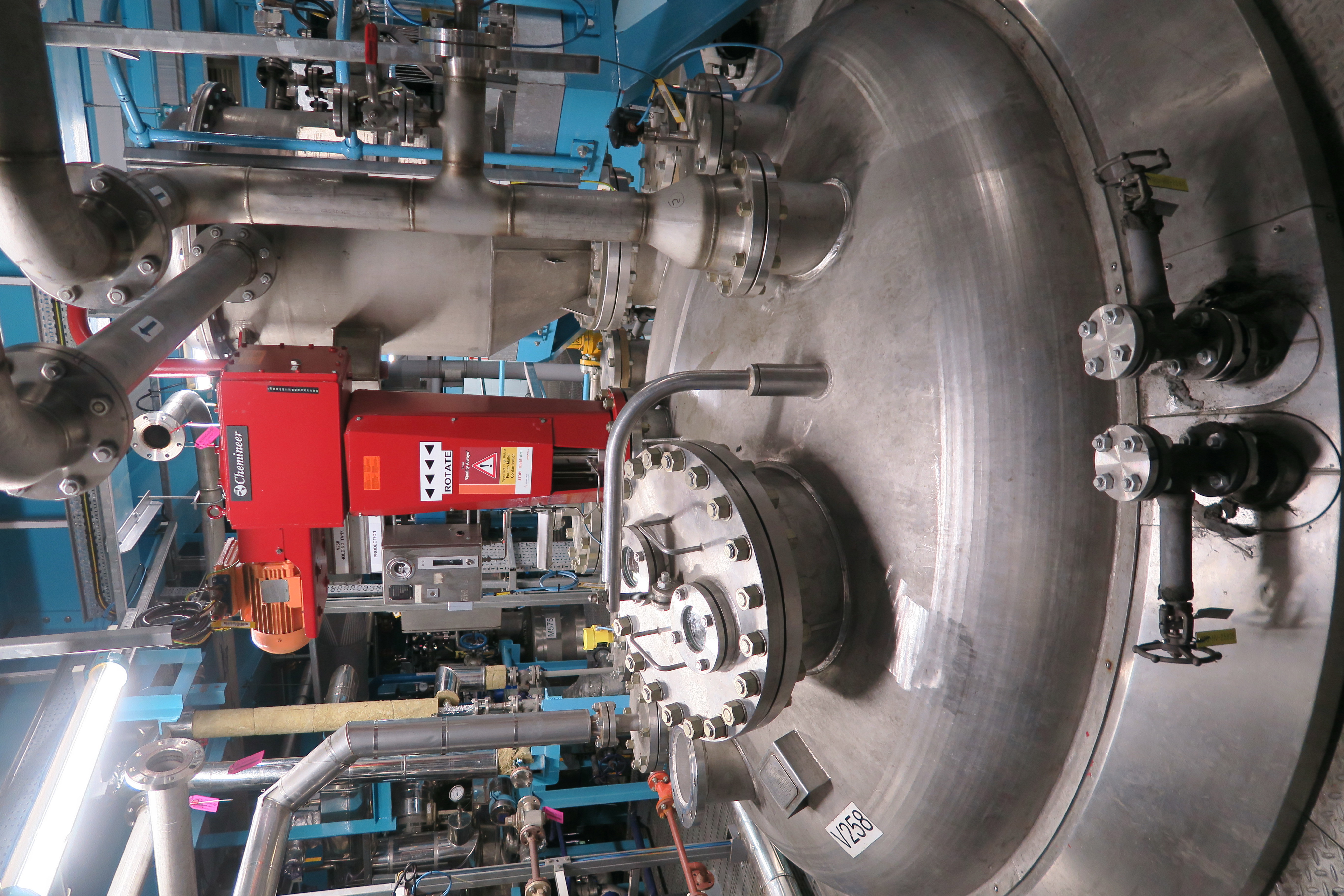 19,000 L SS316L Batch-Type Agitated Reactor – CE & PD5500 Compliant - IPP# 242809