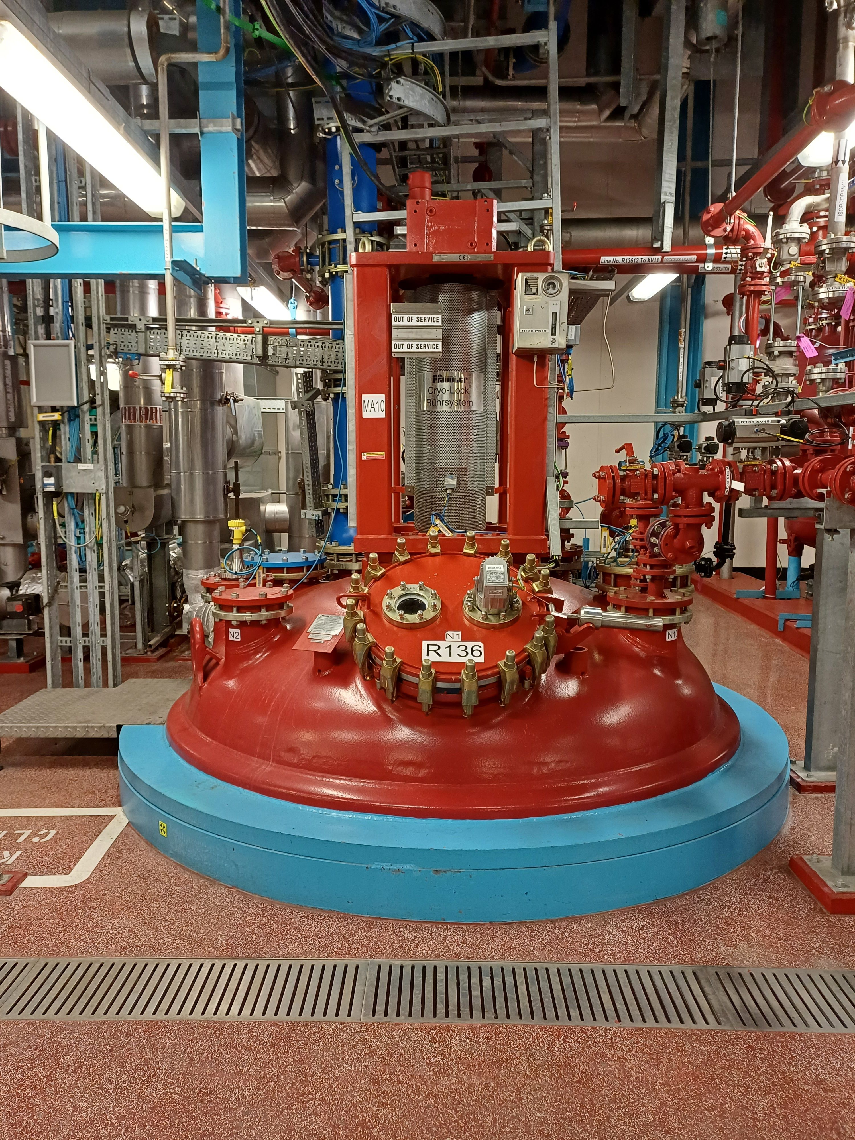 Glasslined Pfaudler BE Batch-Type Agitated Reactor - IPP# 243146